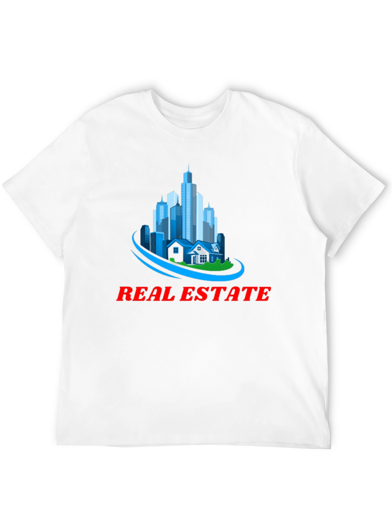 Real Estate Graphic T-Shirt - City & Home Design