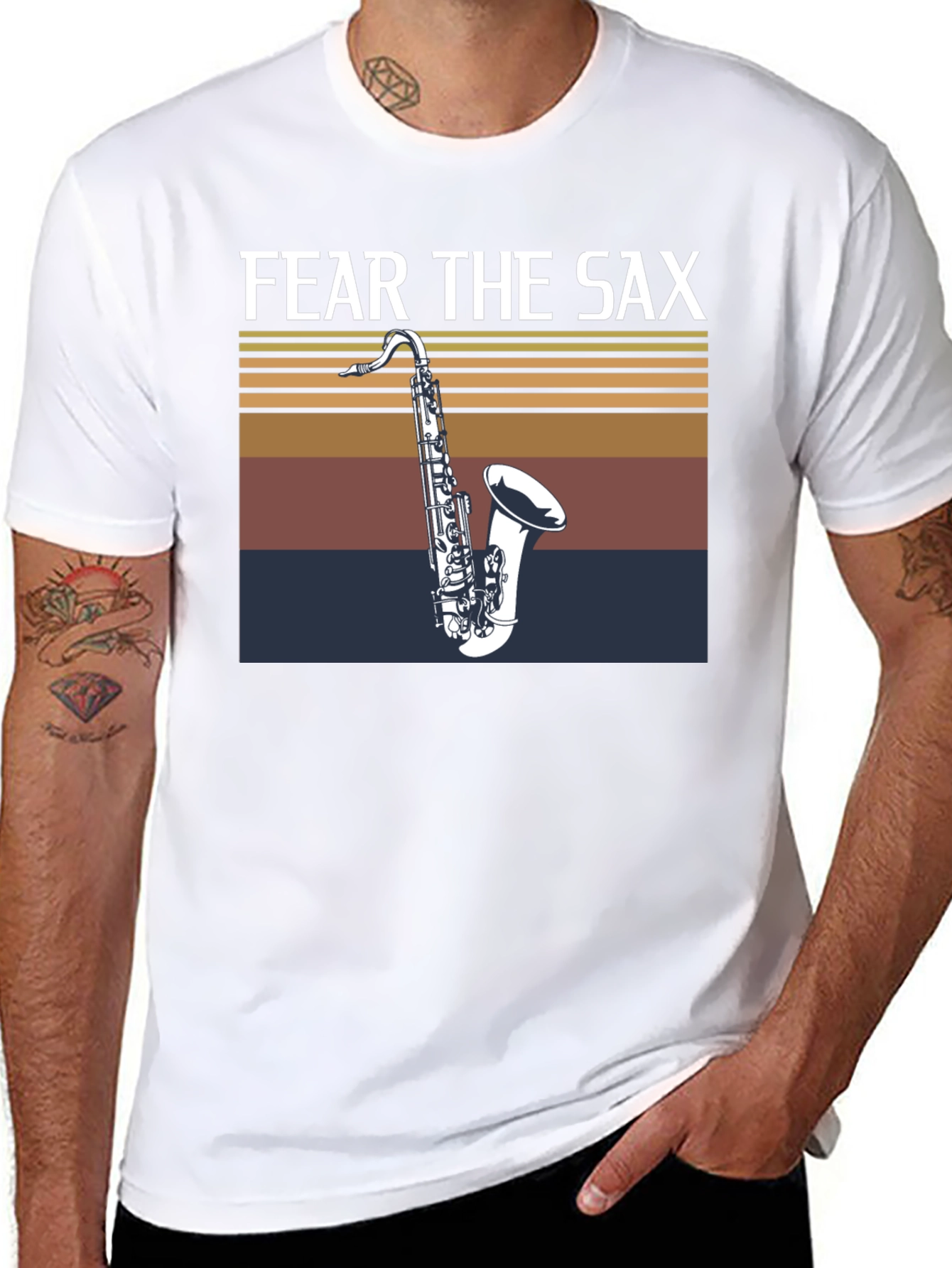 Fear the Sax T-Shirt - Musician Tee