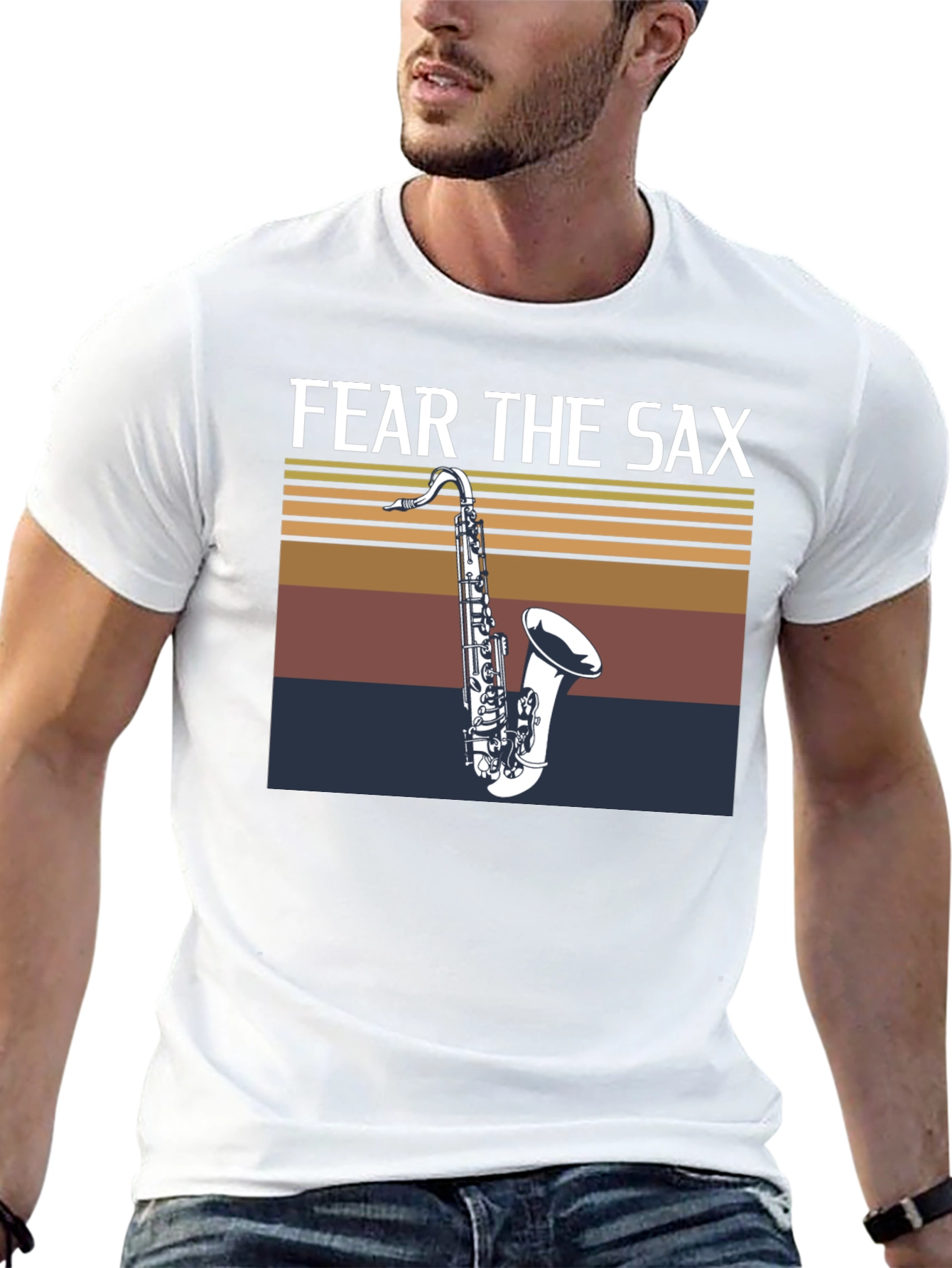 Fear the Sax T-Shirt - Musician Tee