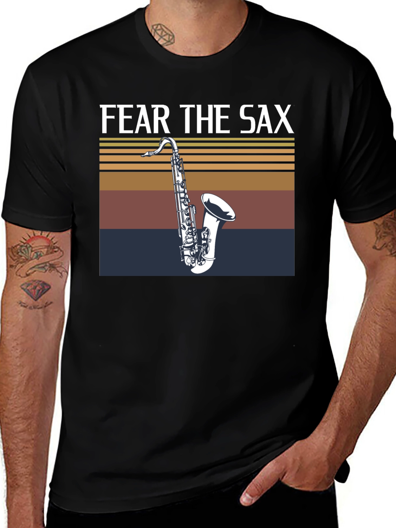 Fear the Sax T-Shirt - Musician Tee