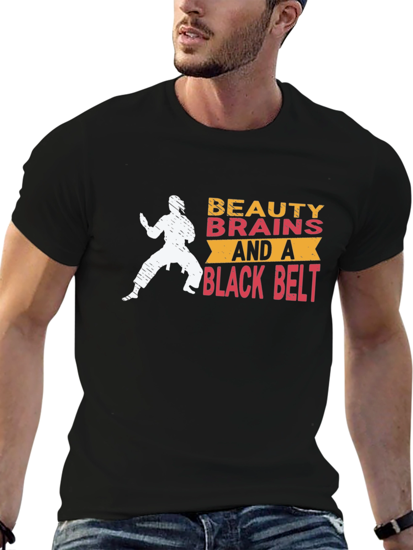Beauty Brains and a Black Belt T-Shirt