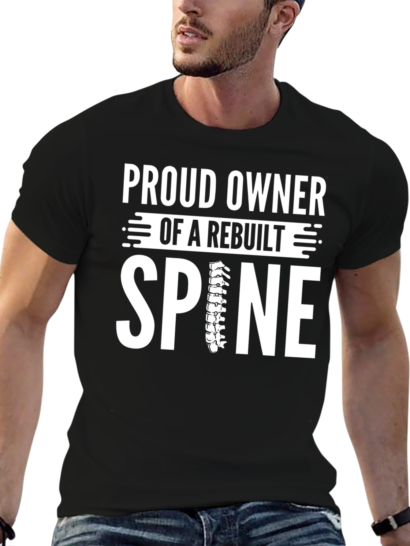 Proud Owner Rebuilt Spine Graphic Tee