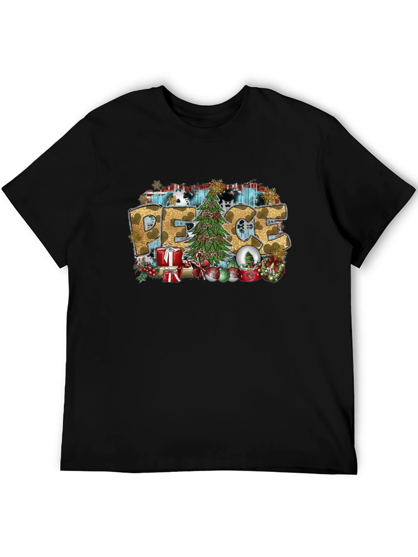 Peace Christmas Graphic T-Shirt