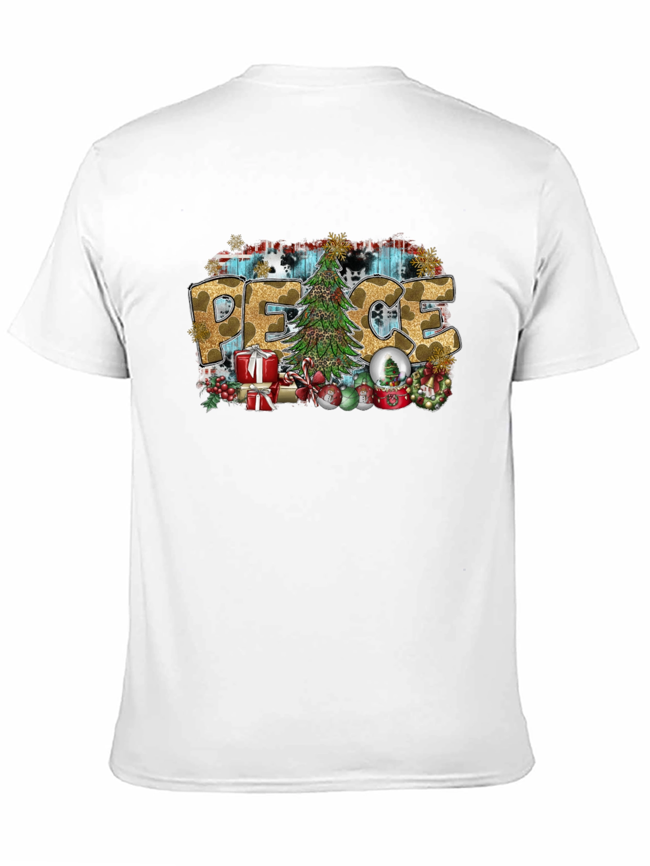 Peace Christmas Graphic T-Shirt