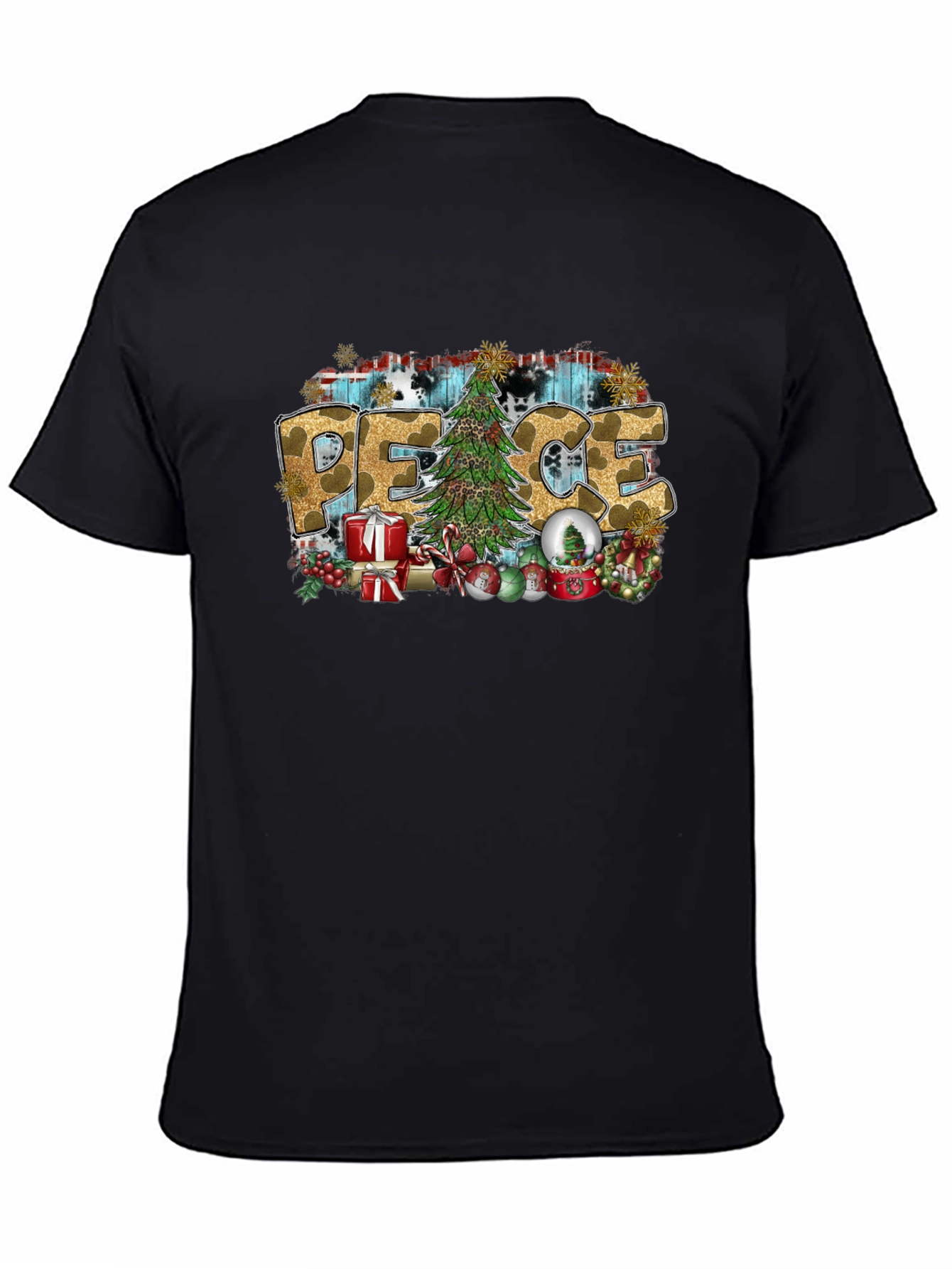 Peace Christmas Graphic T-Shirt