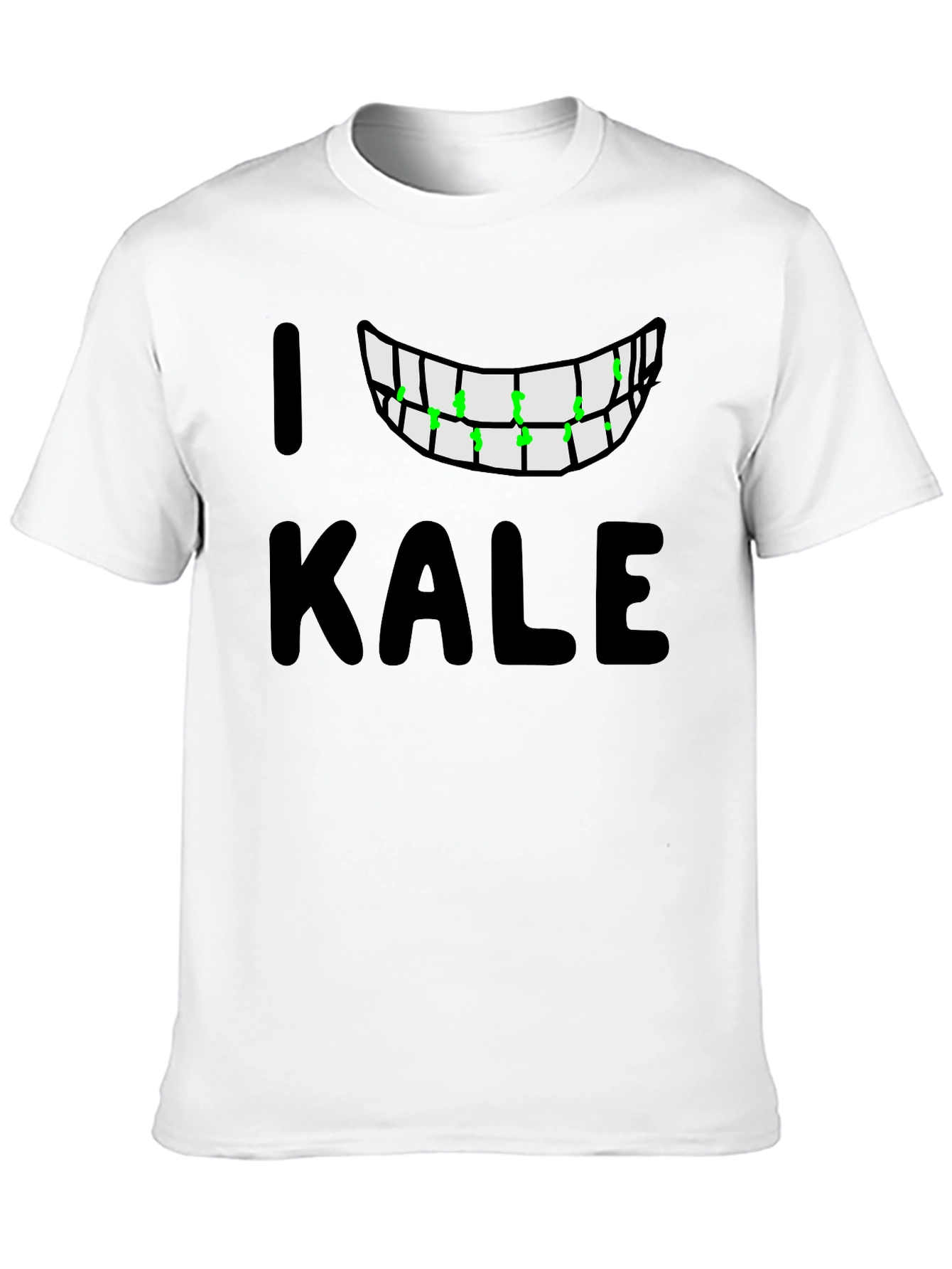 I Love Kale T-Shirt - Funny Vegan Graphic Tee