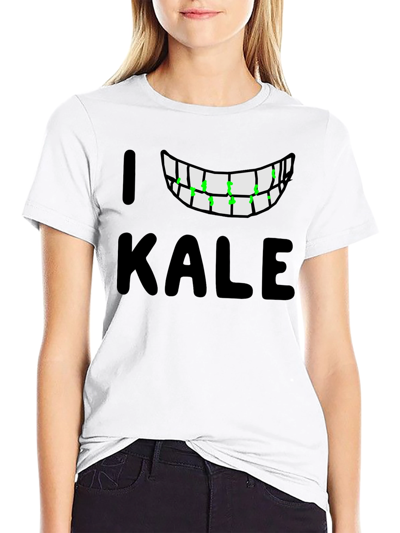 I Love Kale T-Shirt - Funny Vegan Graphic Tee