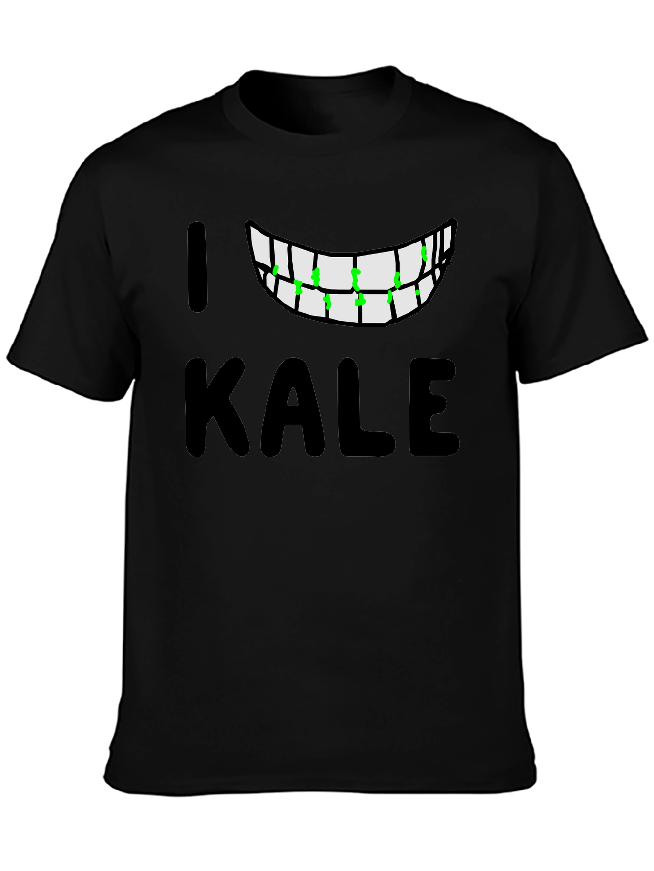 I Love Kale T-Shirt - Funny Vegan Graphic Tee