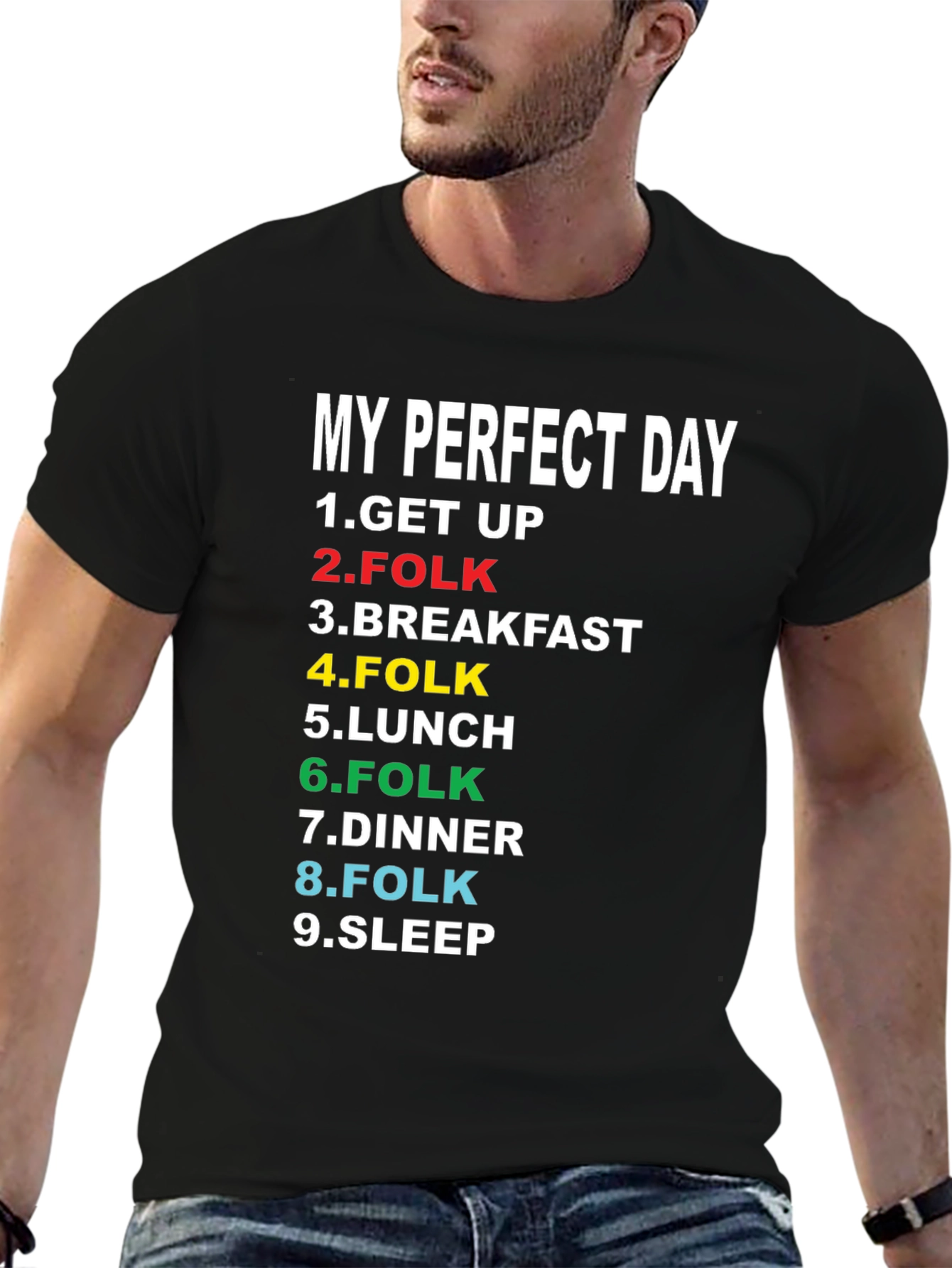 My Perfect Day Folk Music Lover T-Shirt