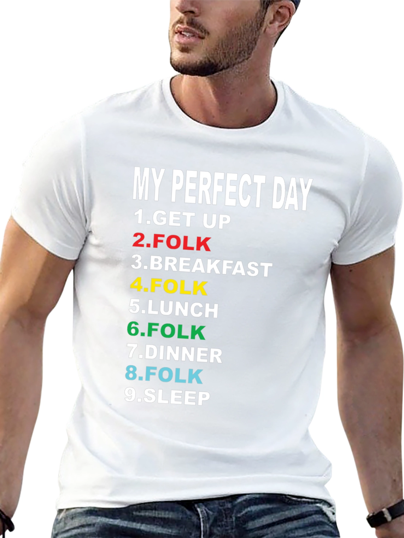 My Perfect Day Folk Music Lover T-Shirt