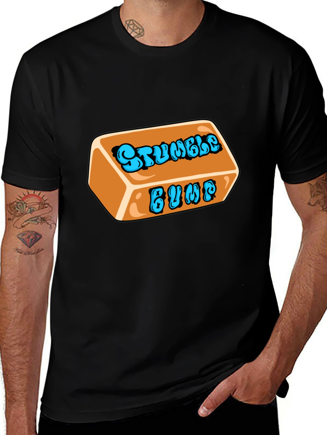 Stumble Guys Graphic T-Shirt - Black