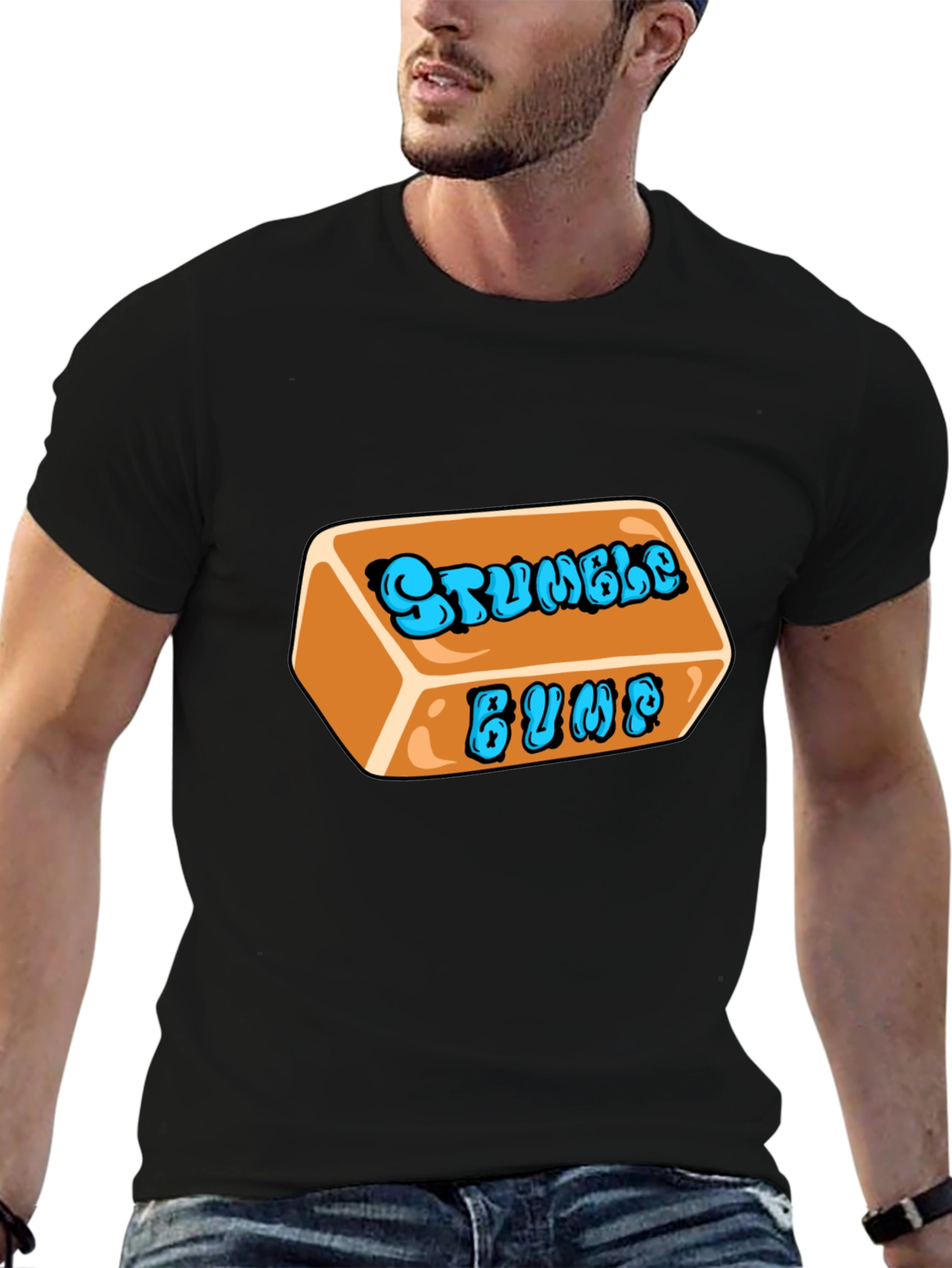 Stumble Guys Graphic T-Shirt - Black