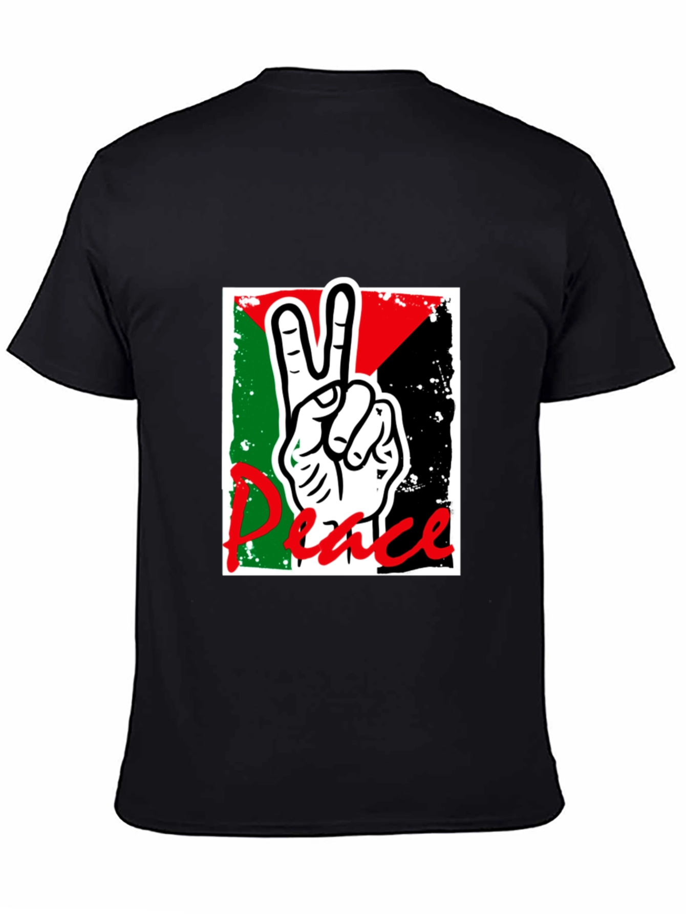 Peace Sign Palestine Flag T-Shirt