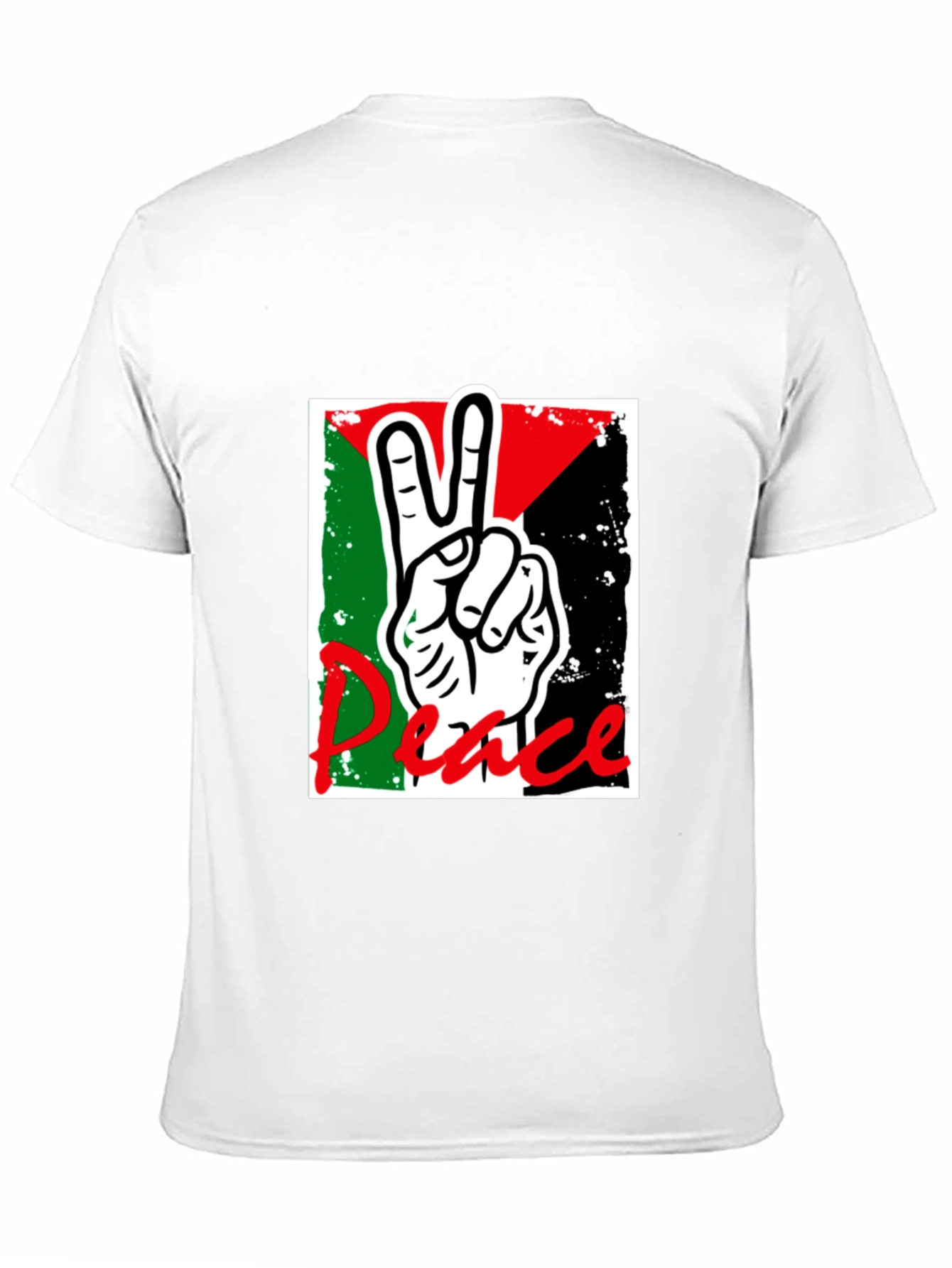 Peace Sign Palestine Flag T-Shirt