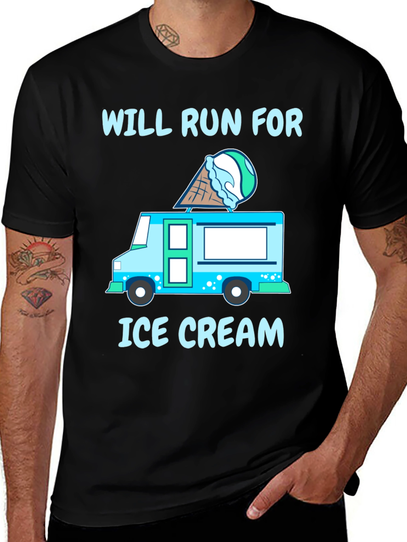 Will Run For Ice Cream T-Shirt