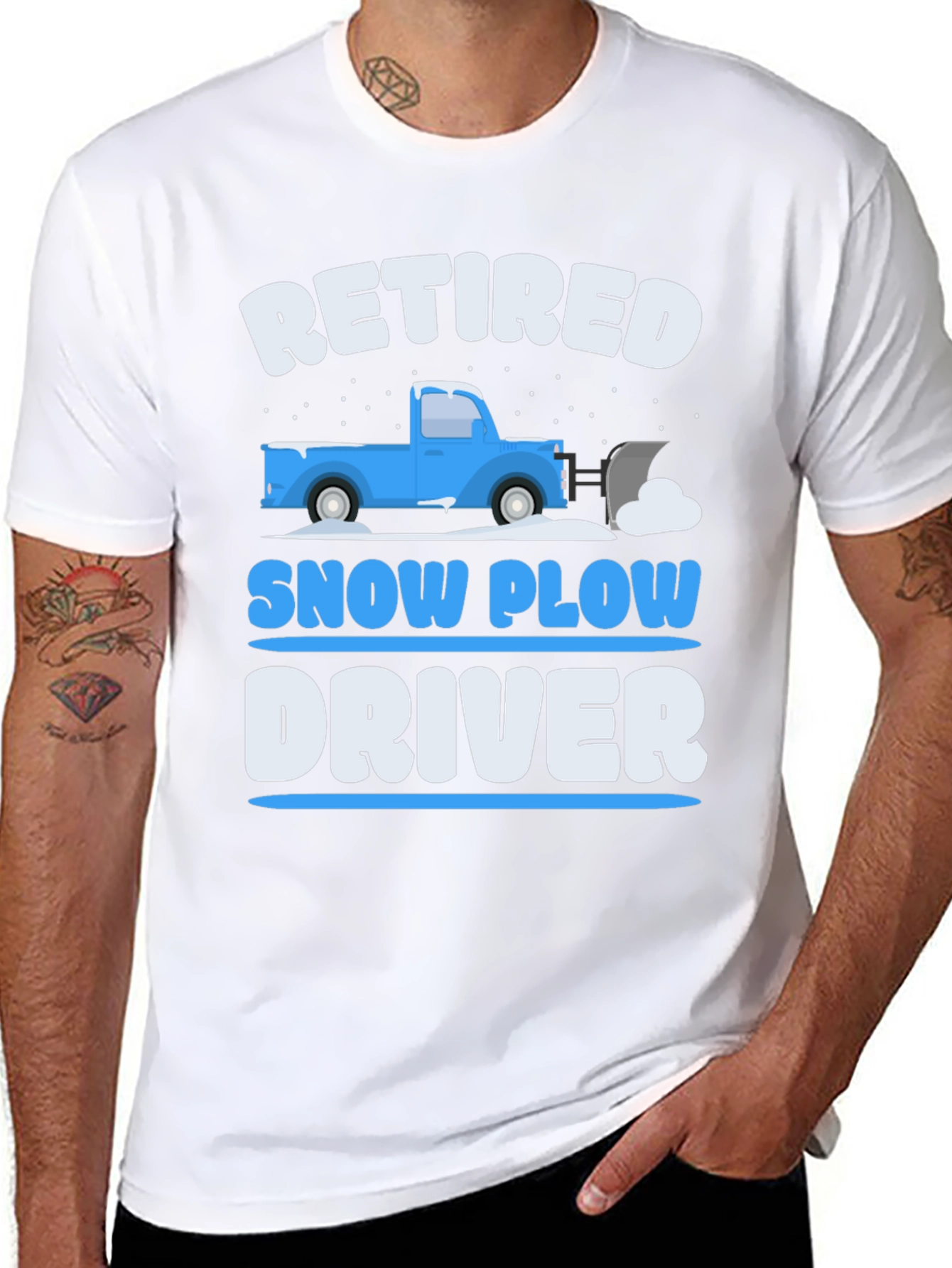 Retired Snow Plow Driver T-Shirt