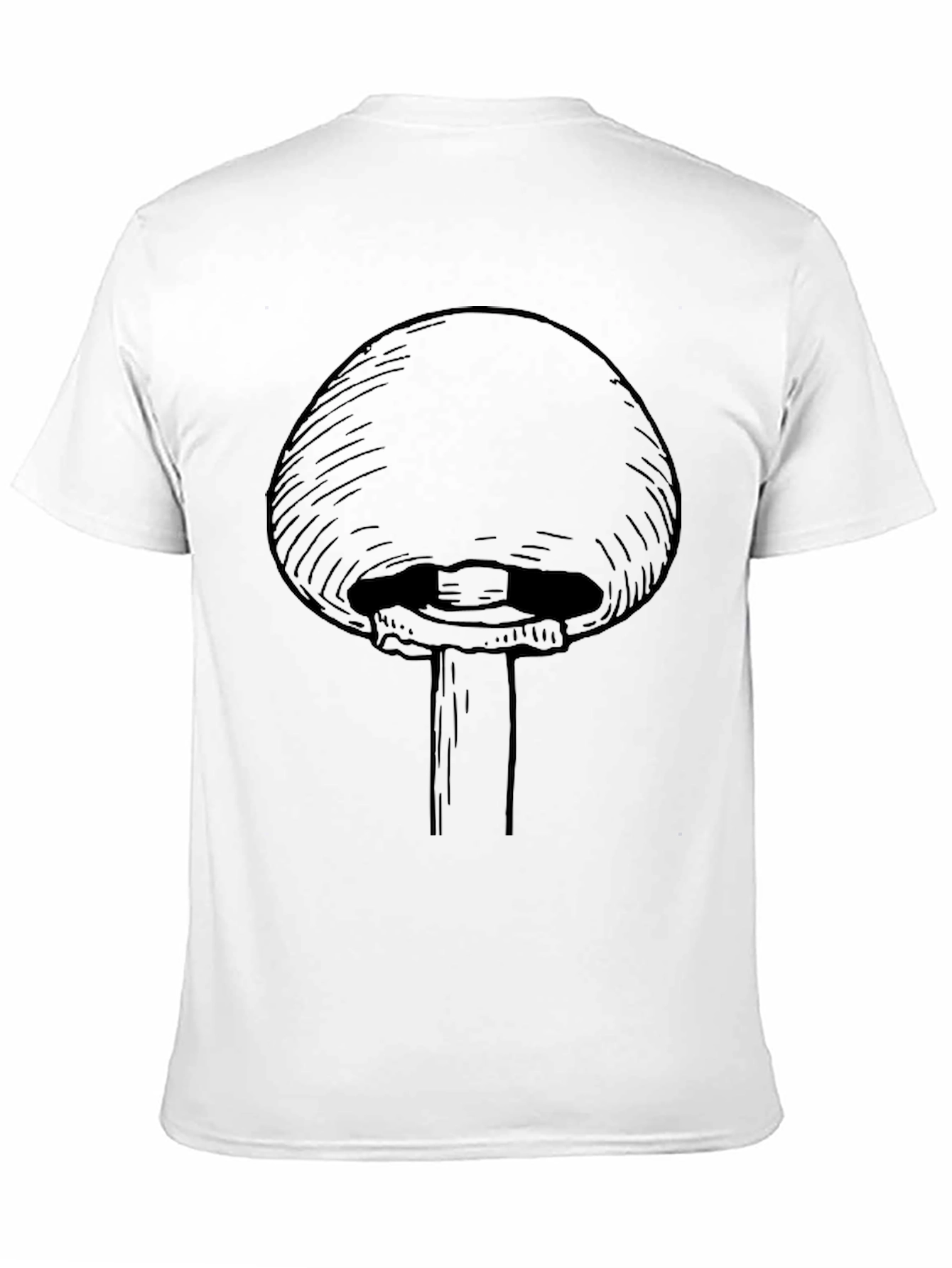 Mushroom Graphic T-Shirt - Unisex Black Tee
