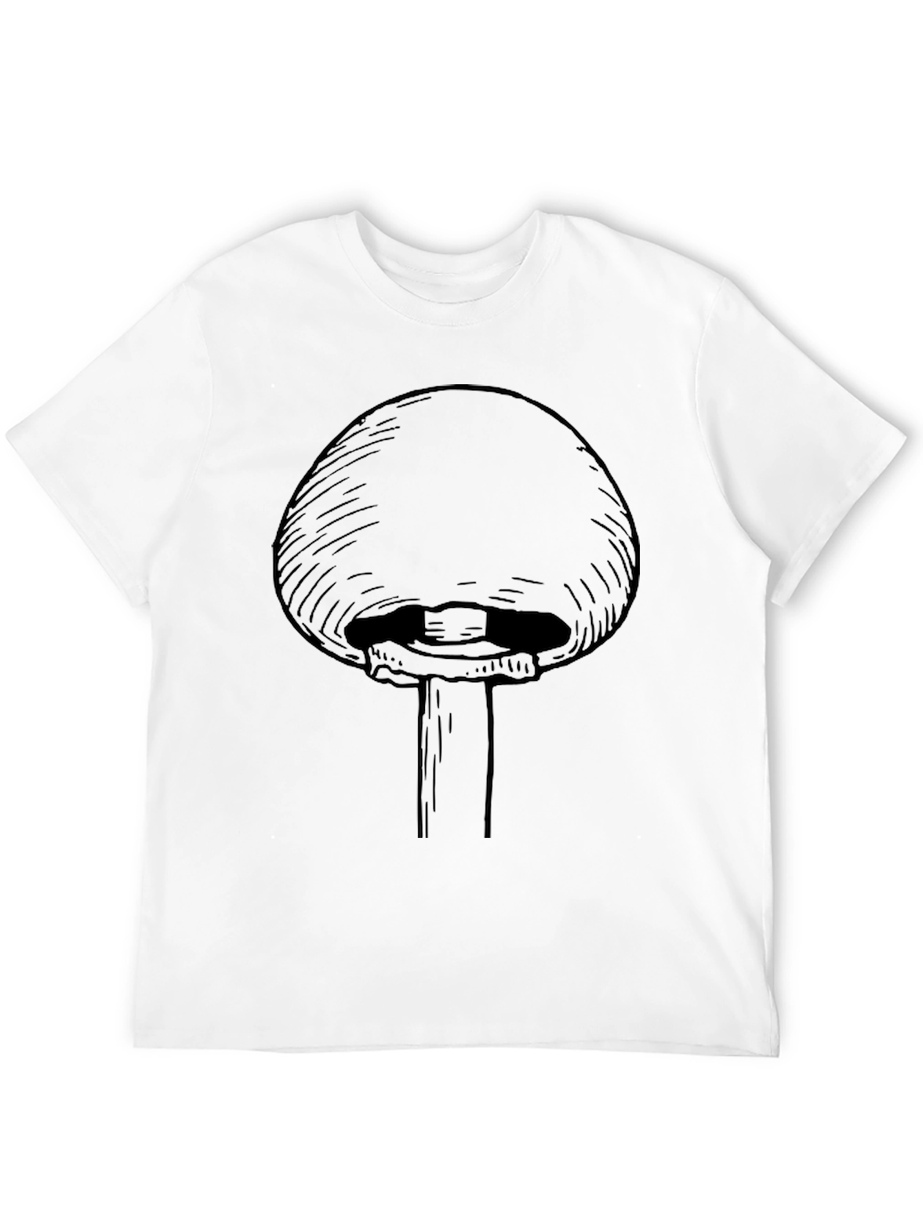 Mushroom Graphic T-Shirt - Unisex Black Tee