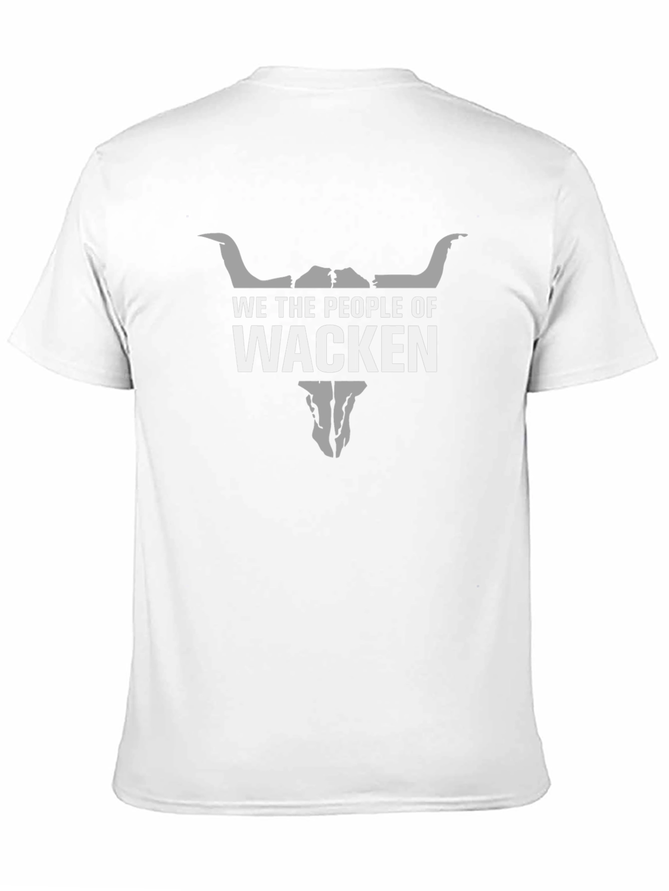 Wacken Bull Skull Graphic T-Shirt