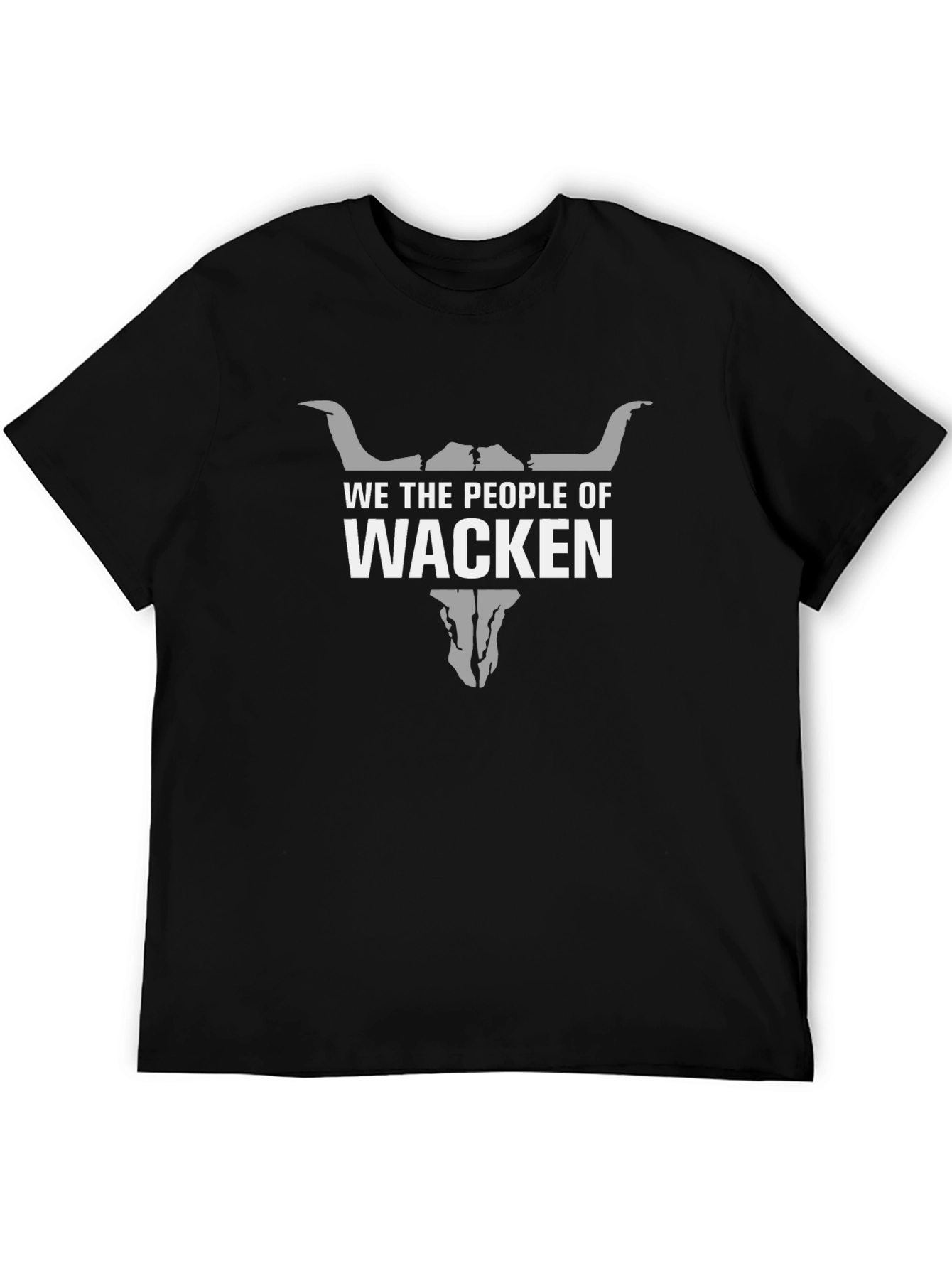 Wacken Bull Skull Graphic T-Shirt