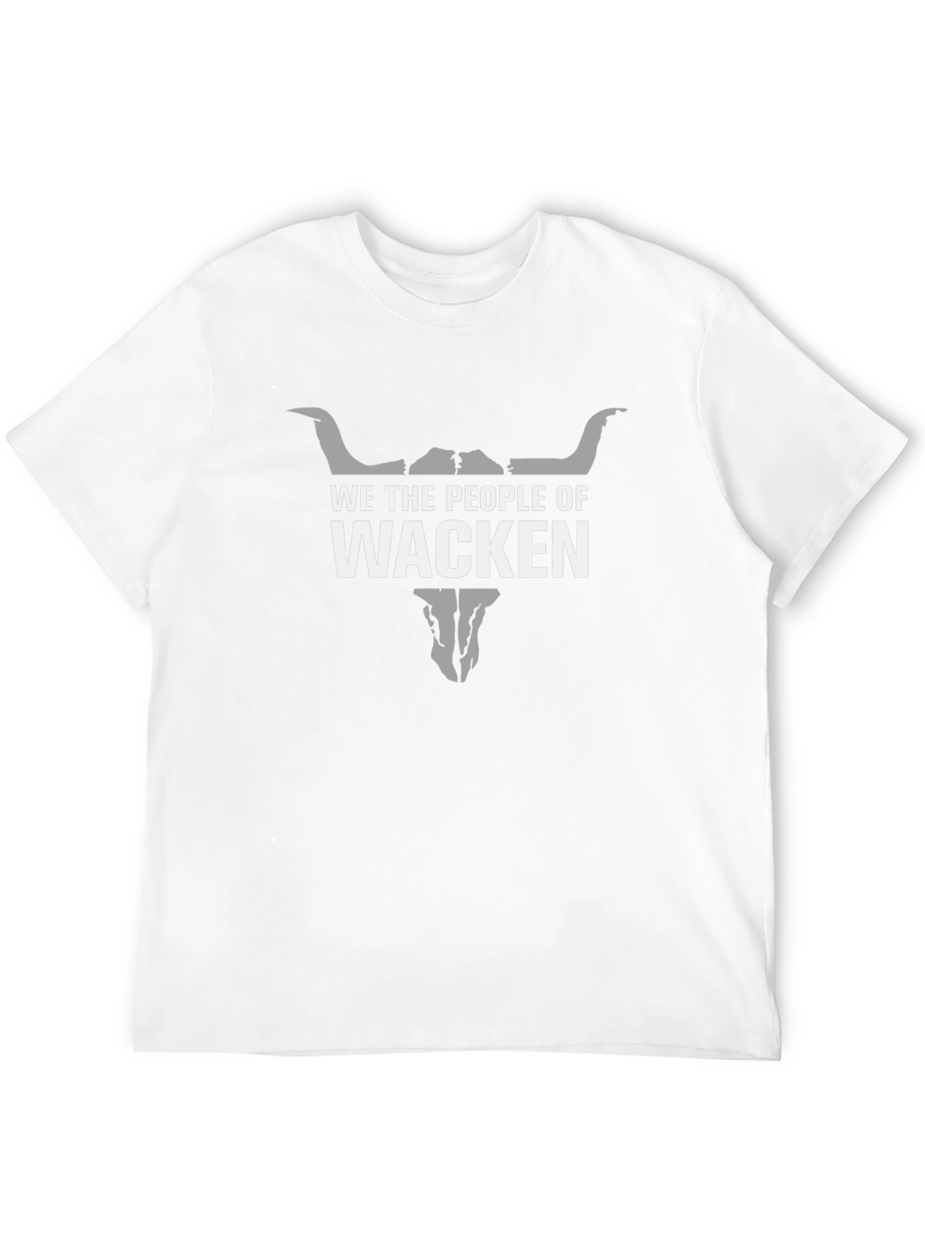Wacken Bull Skull Graphic T-Shirt