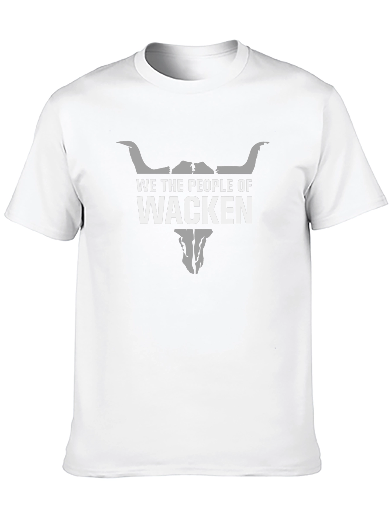 Wacken Bull Skull Graphic T-Shirt