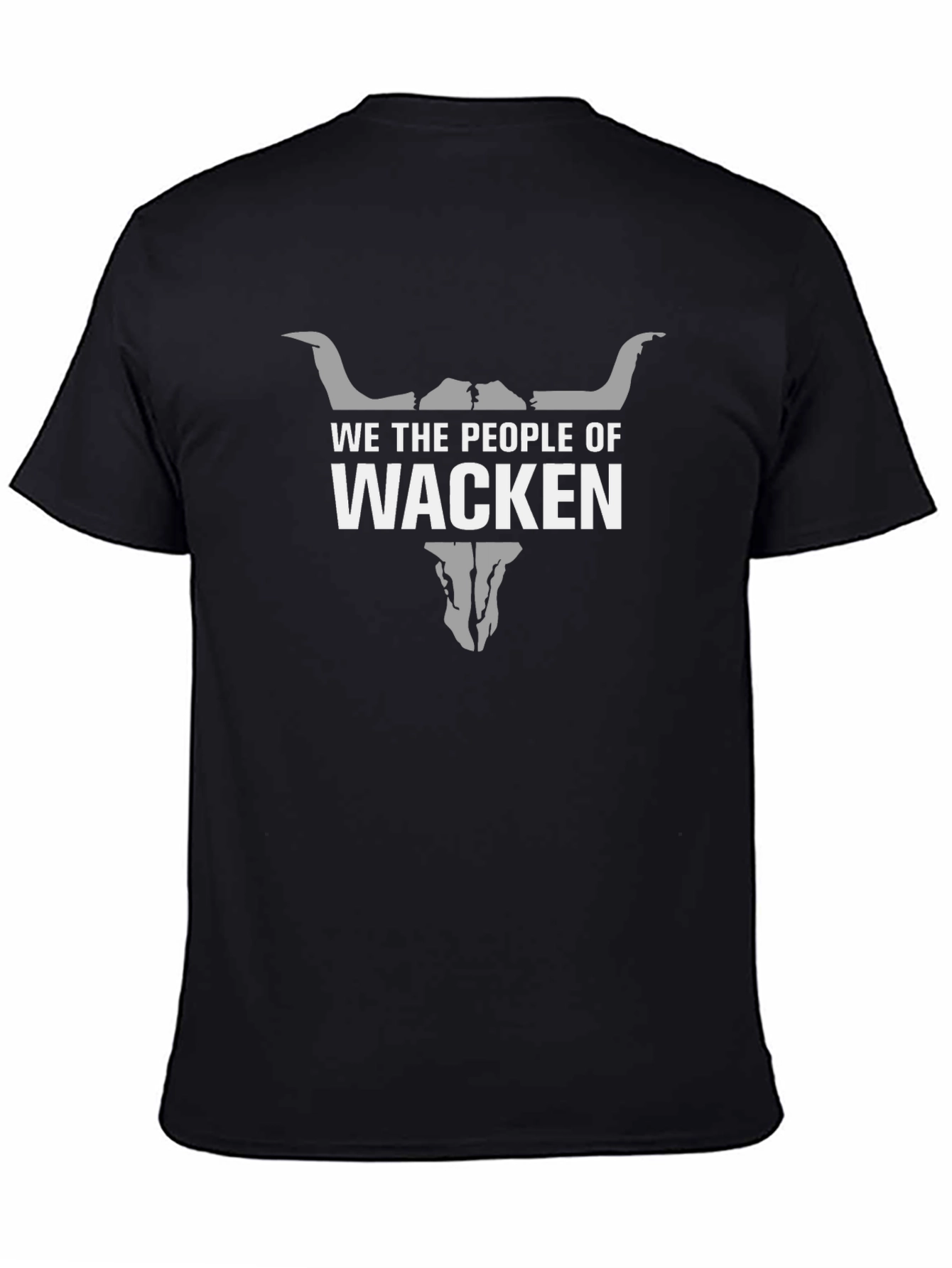 Wacken Bull Skull Graphic T-Shirt
