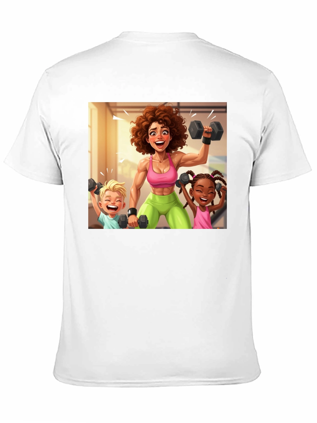 Workout Mom & Kids Graphic Tee