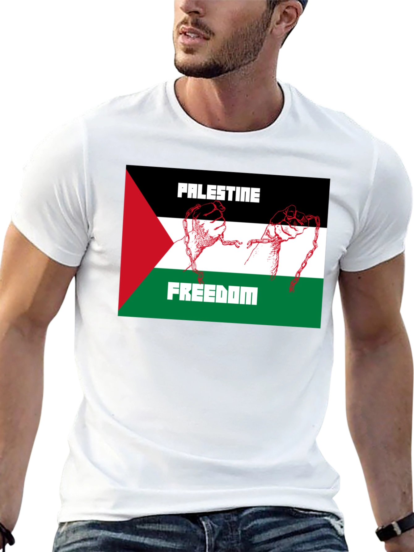 Palestine Freedom Graphic Tee