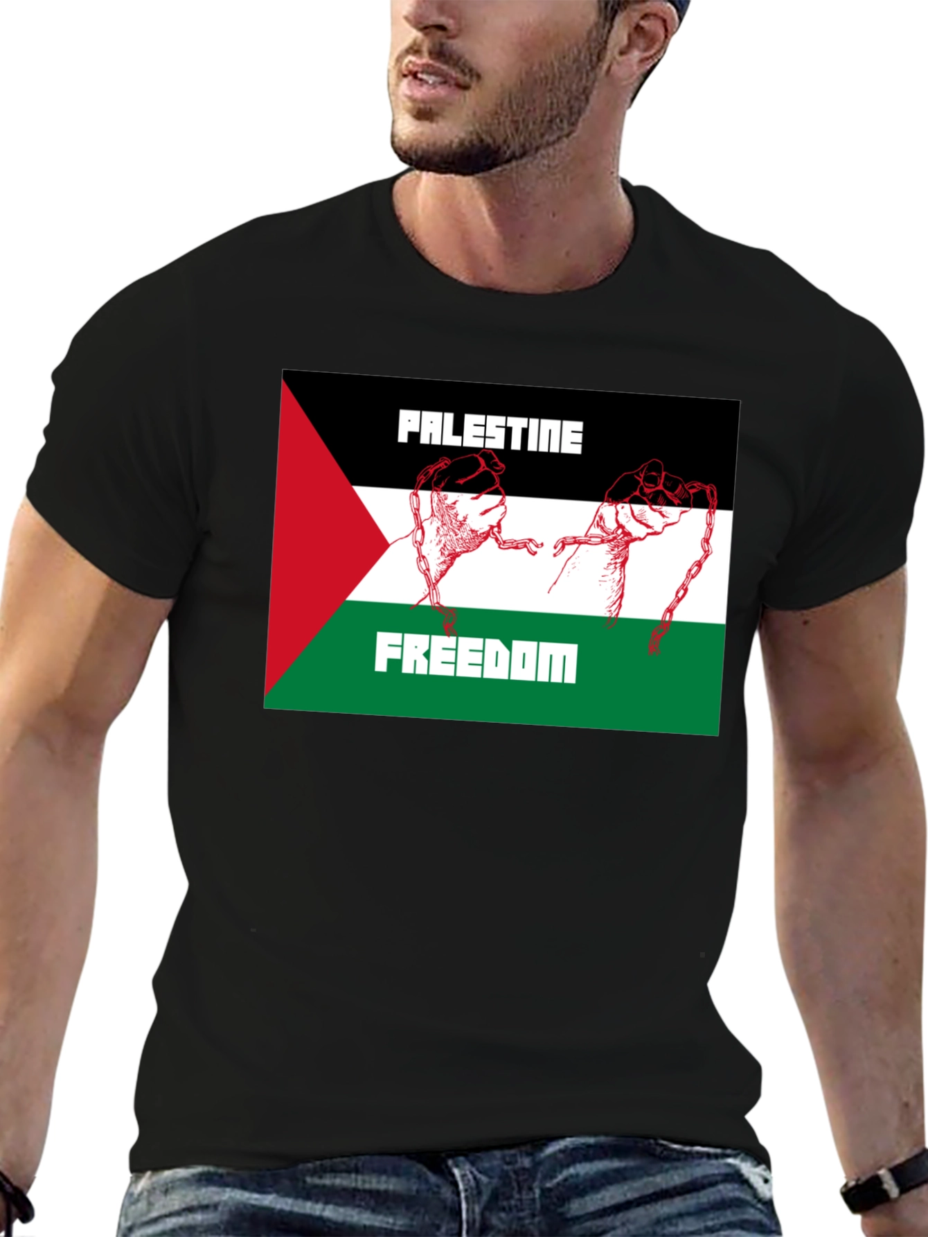 Palestine Freedom Graphic Tee