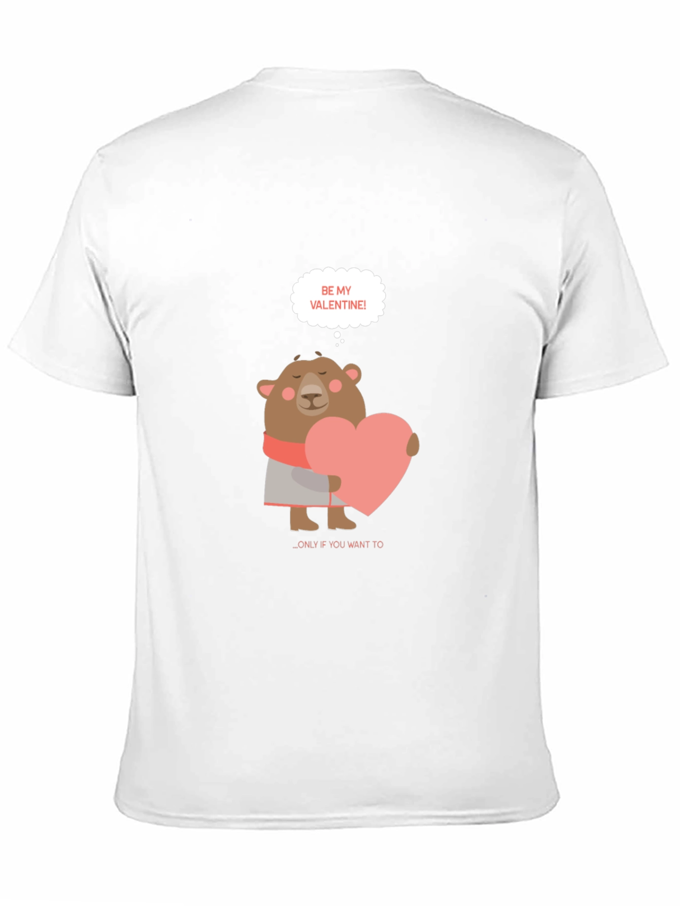 Be My Valentine Bear Graphic Tee