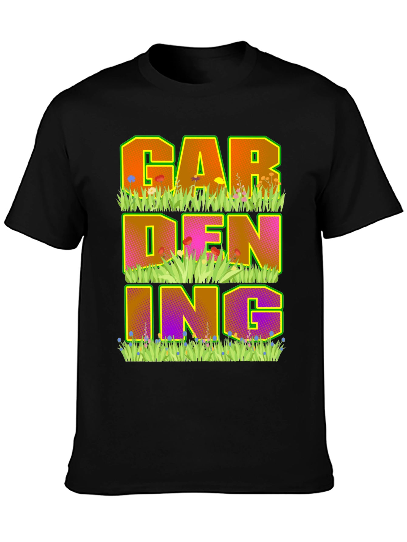 Gardening Graphic Tee - Black