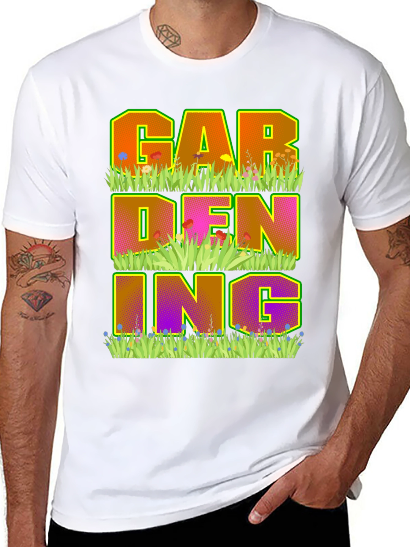 Gardening Graphic Tee - Black