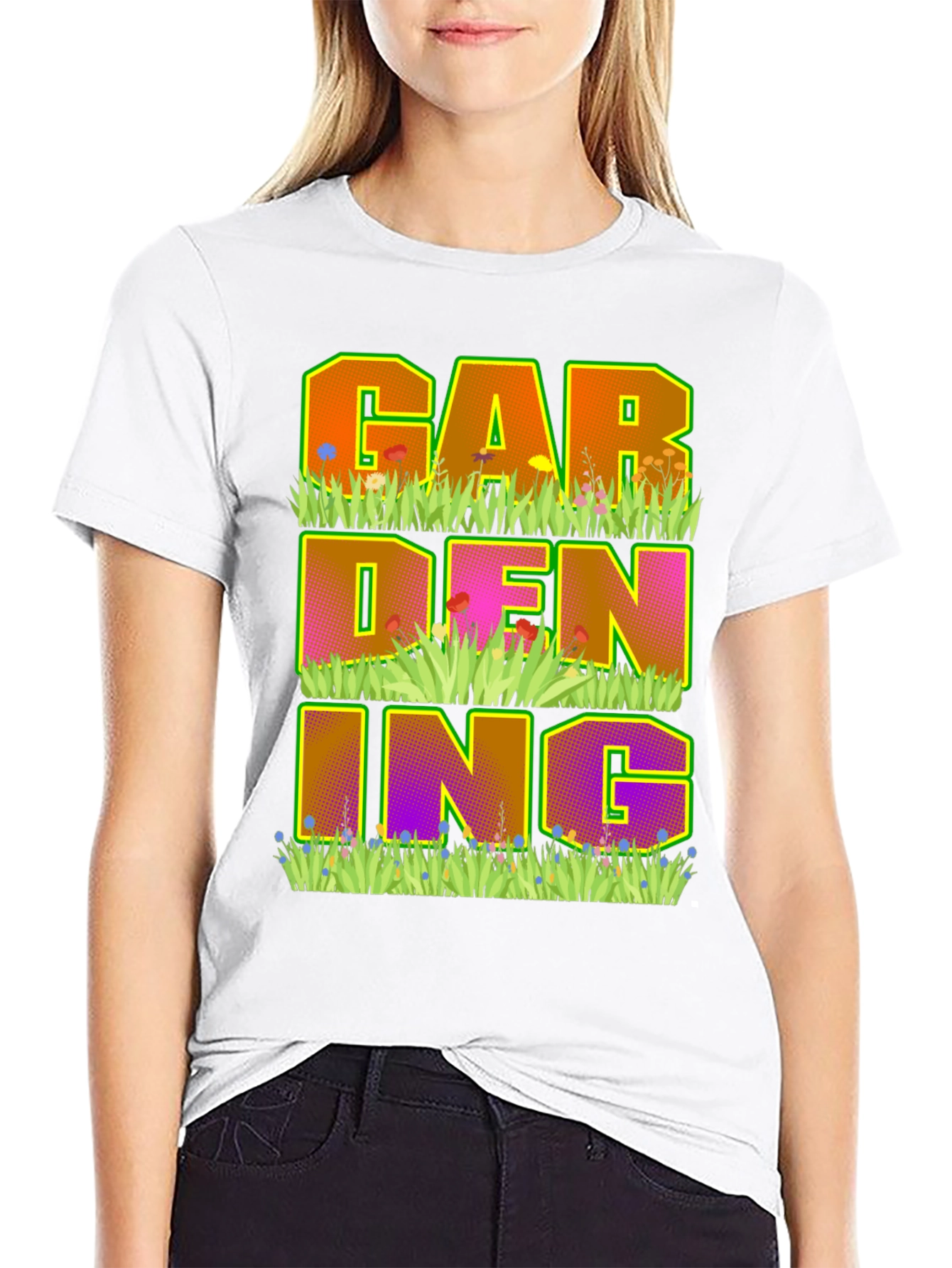 Gardening Graphic Tee - Black
