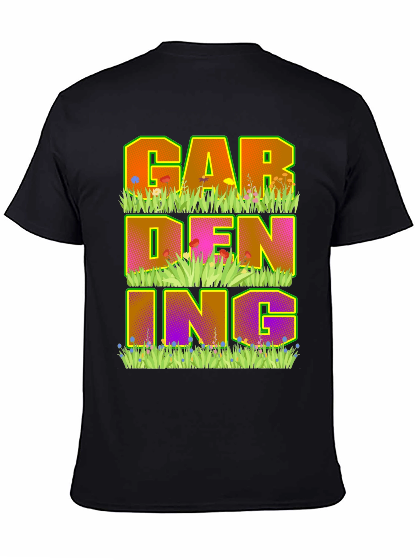 Gardening Graphic Tee - Black