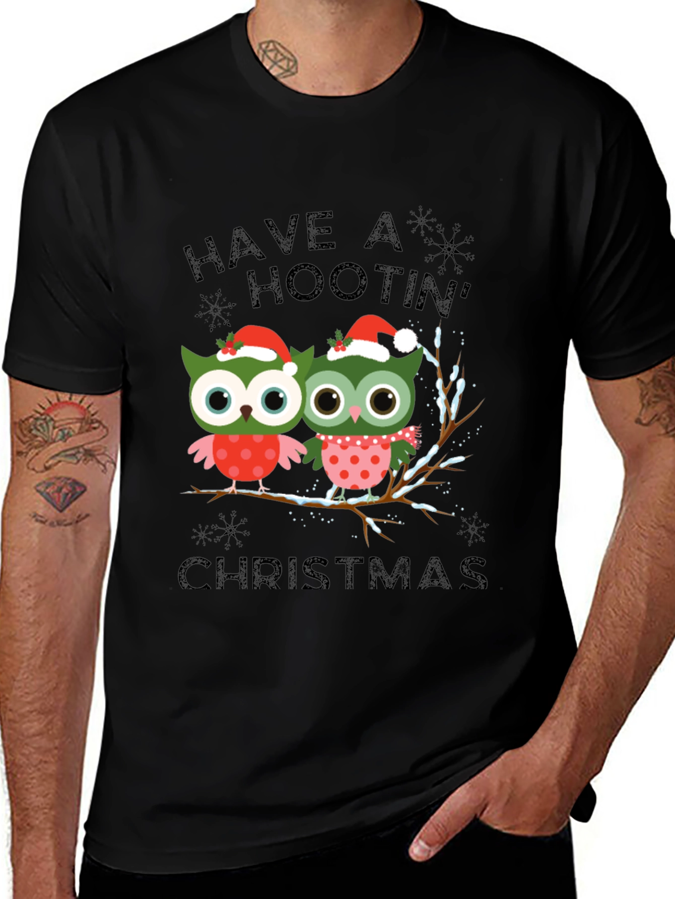 Have A Hootin Christmas Owl T-Shirt