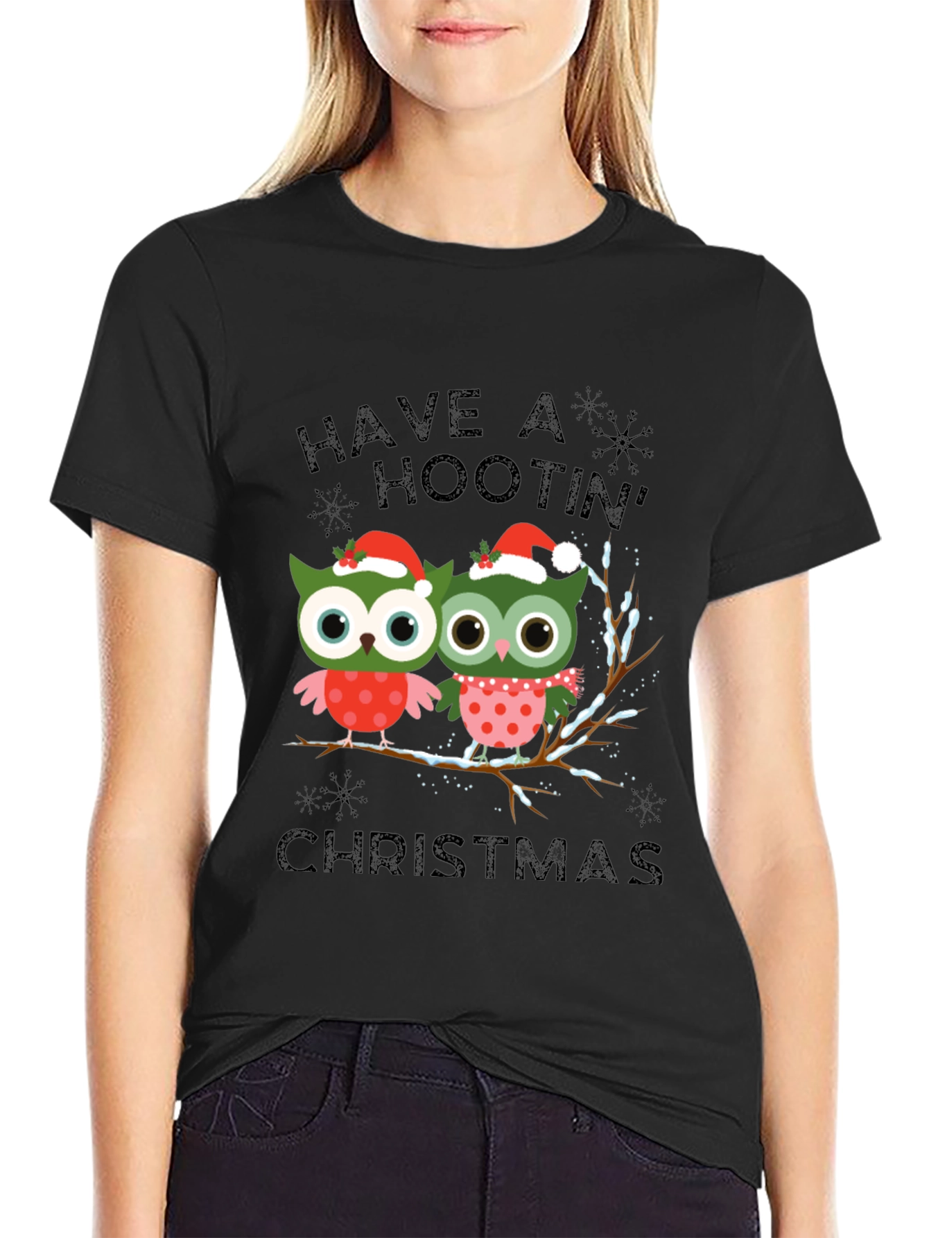 Have A Hootin Christmas Owl T-Shirt