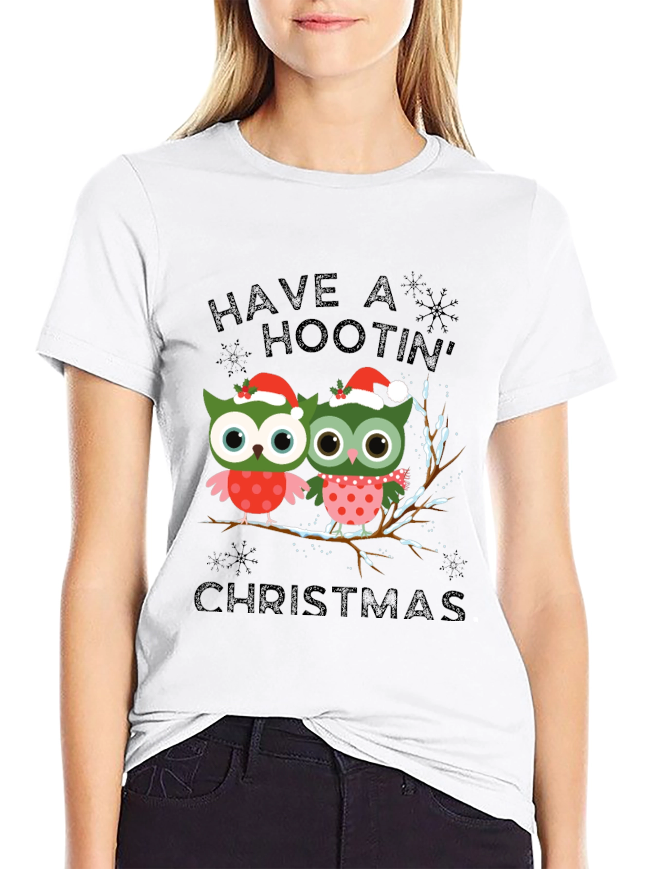 Have A Hootin Christmas Owl T-Shirt