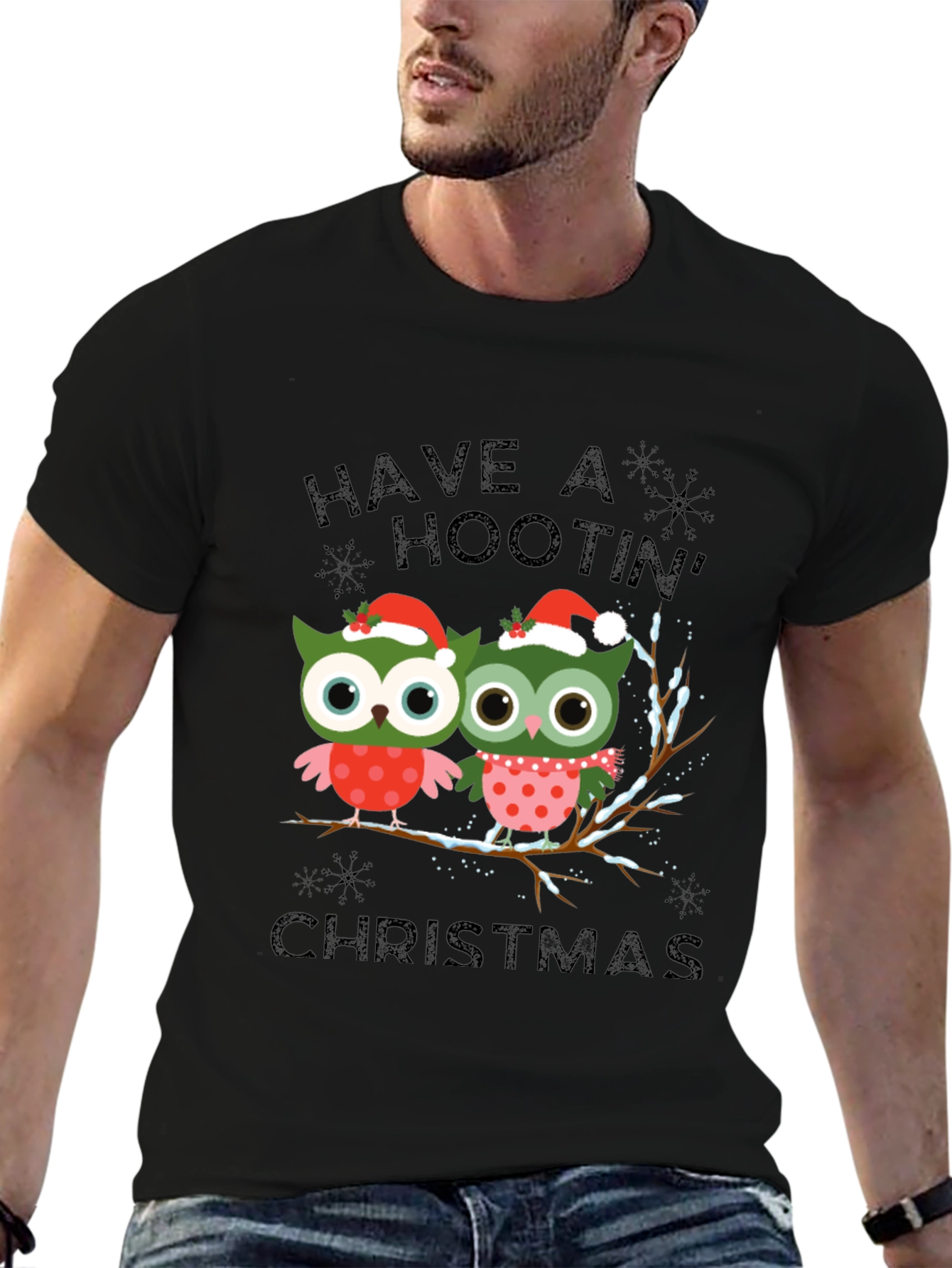 Have A Hootin Christmas Owl T-Shirt