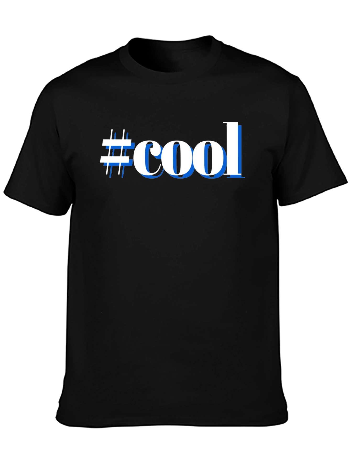Cool Graphic T-Shirt - Mens Black Tee