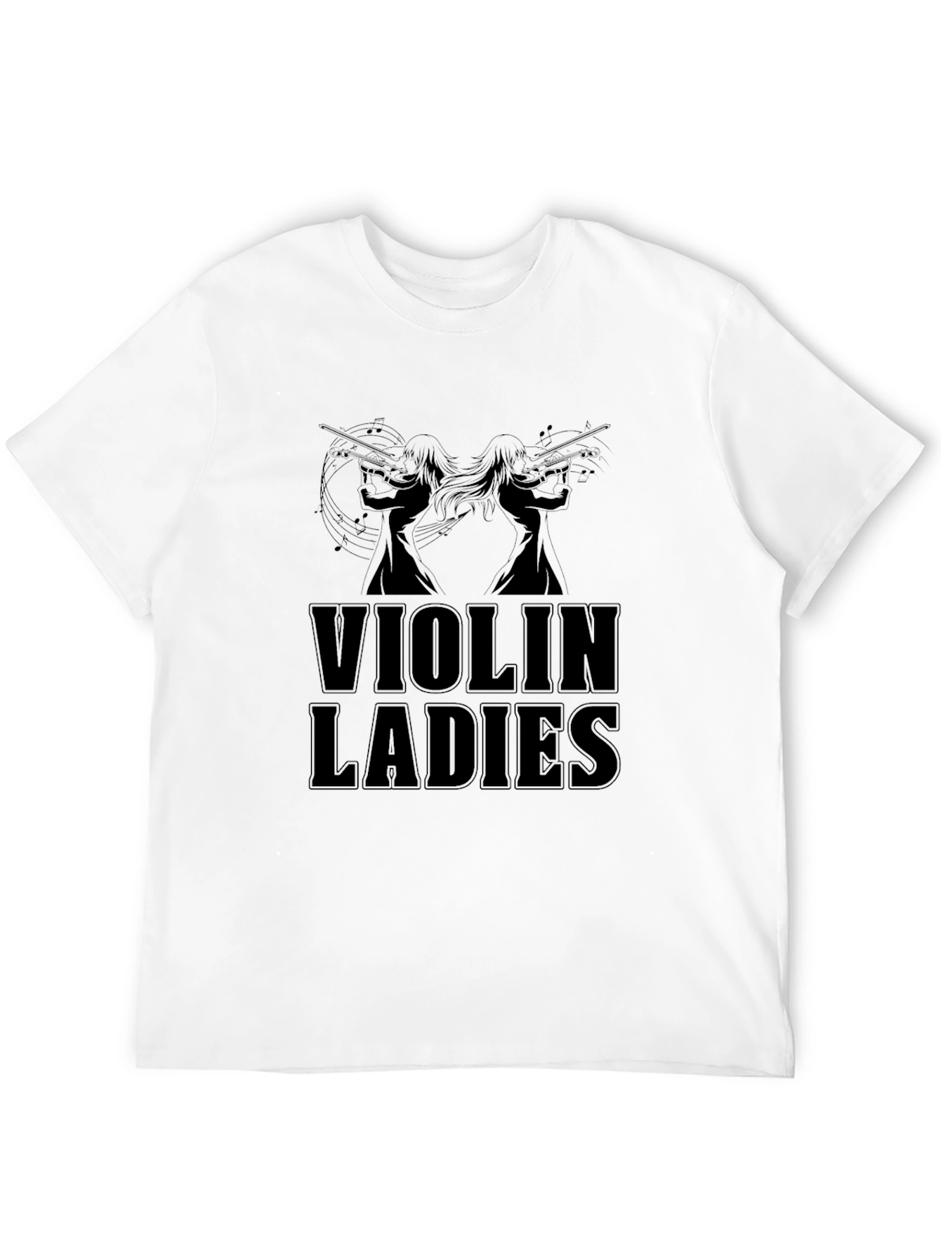 Violin Ladies Graphic T-Shirt - Musician Tee
