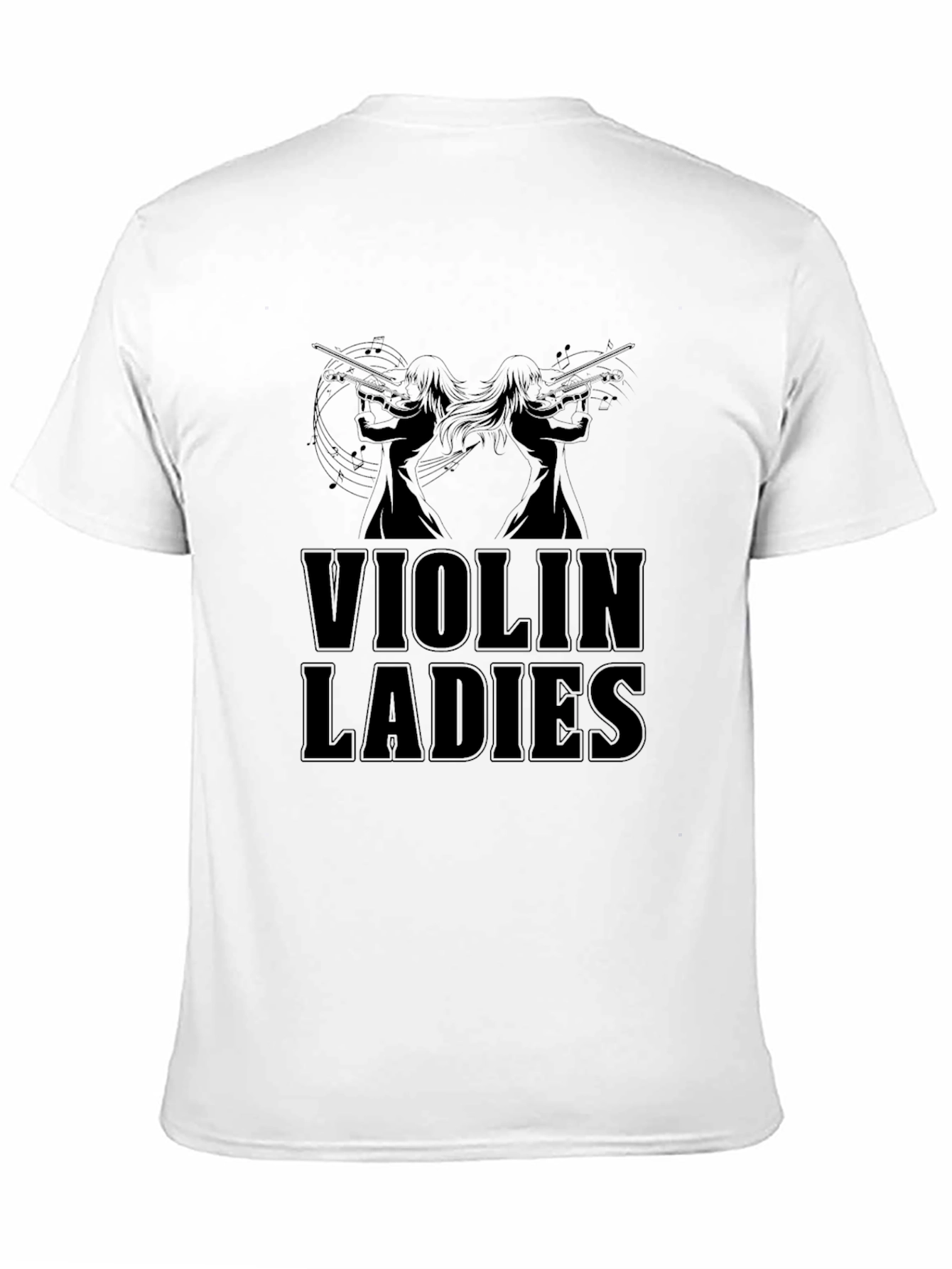 Violin Ladies Graphic T-Shirt - Musician Tee