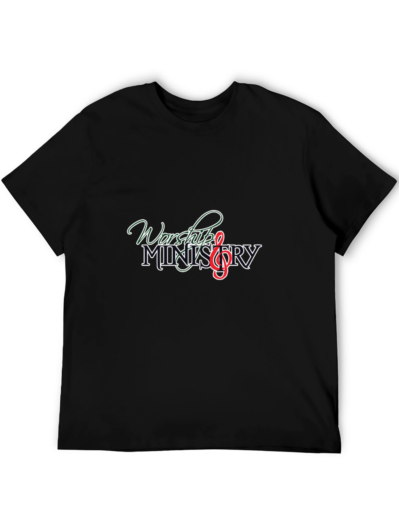 Worship Ministry Black Graphic Tee