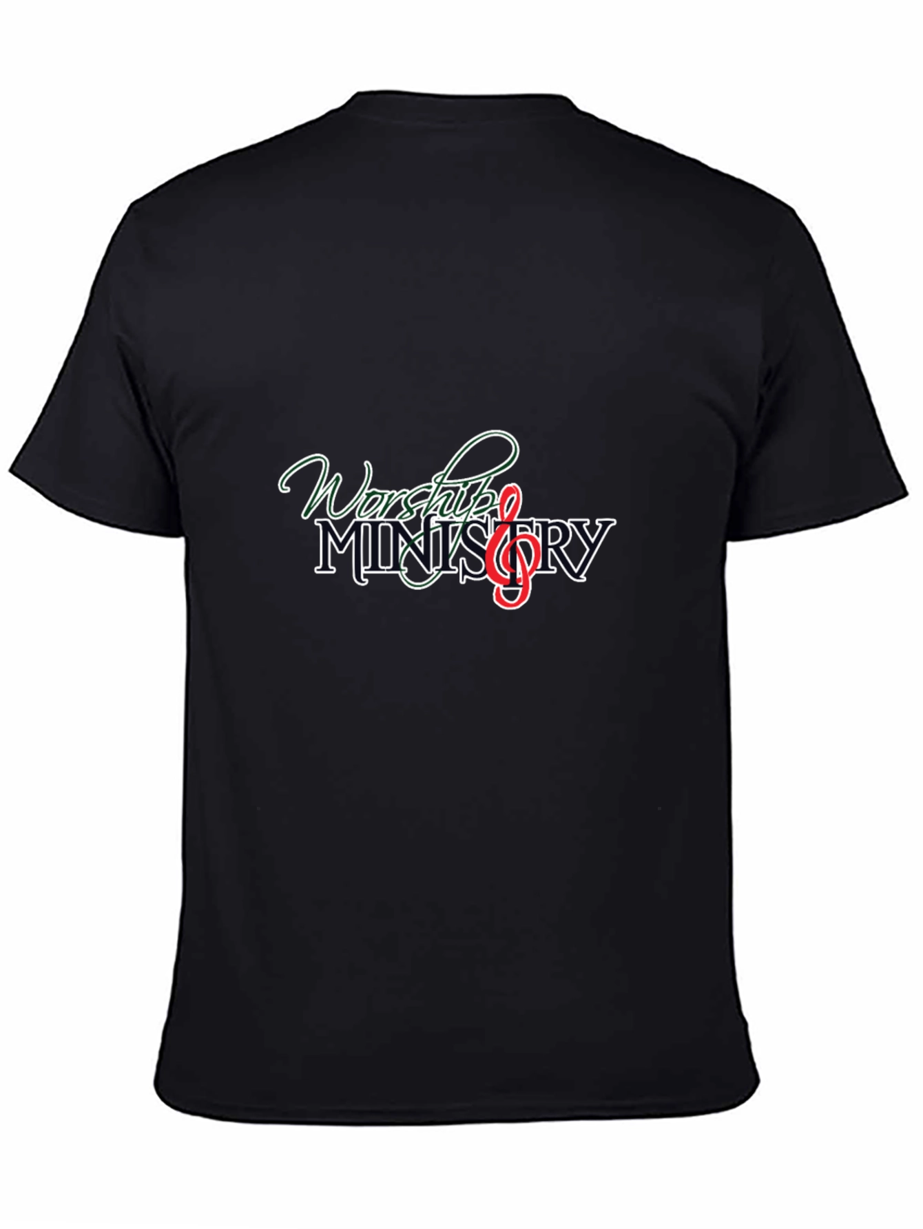 Worship Ministry Black Graphic Tee