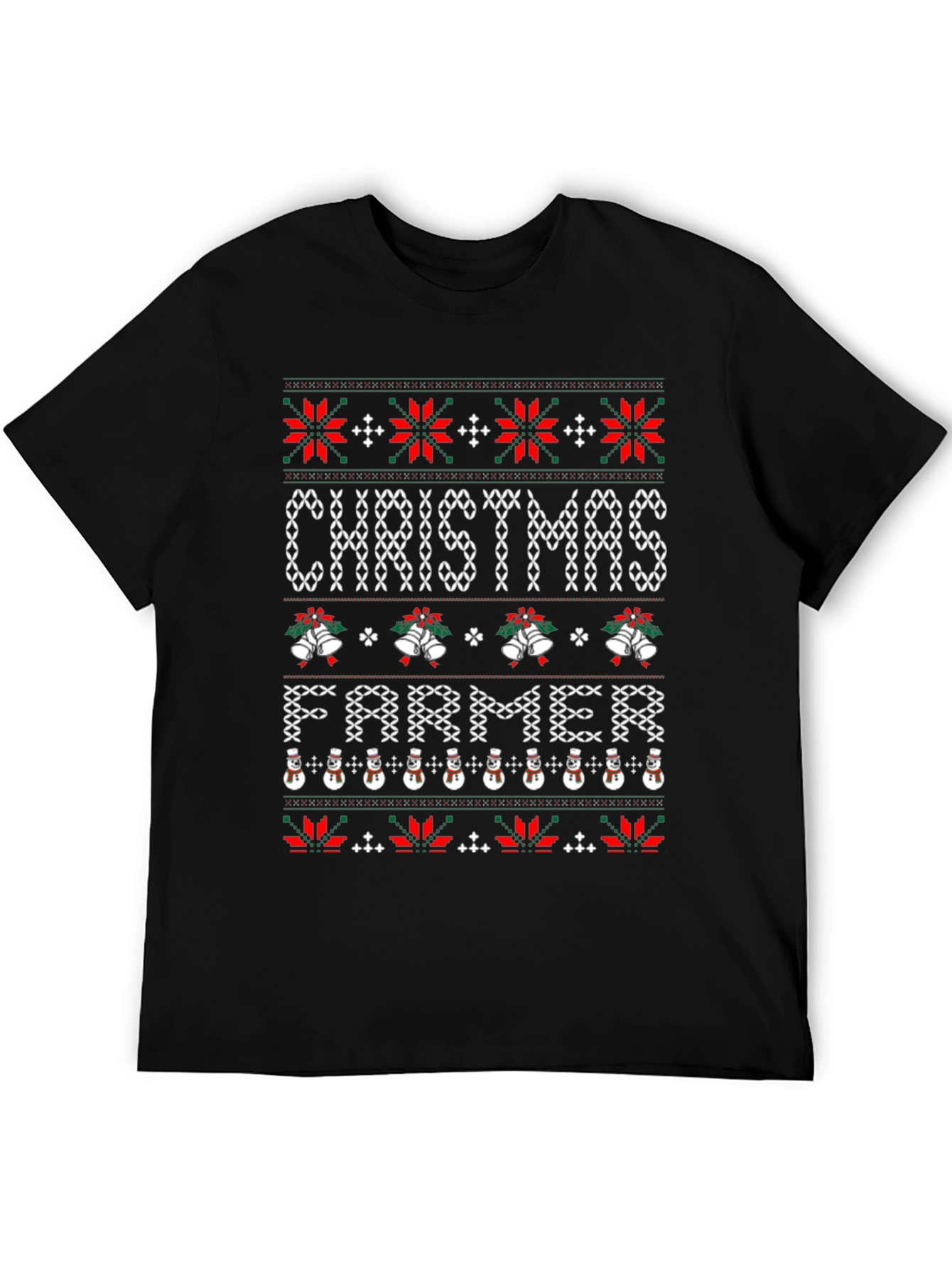Christmas Farmer Ugly Sweater T-Shirt