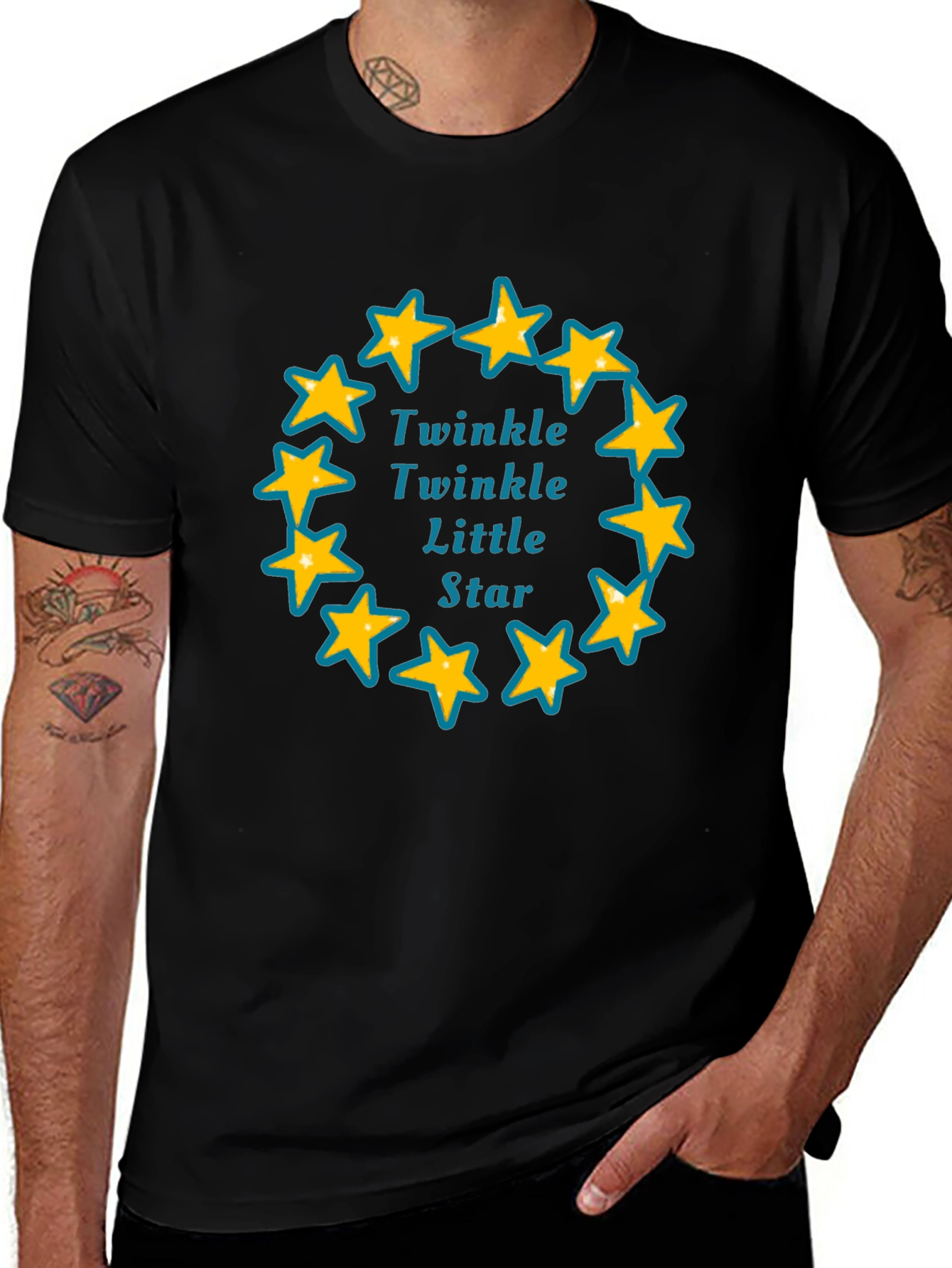Twinkle Little Star Graphic Tee - Soft Cotton