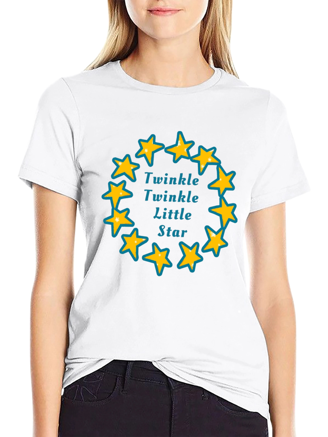 Twinkle Little Star Graphic Tee - Soft Cotton