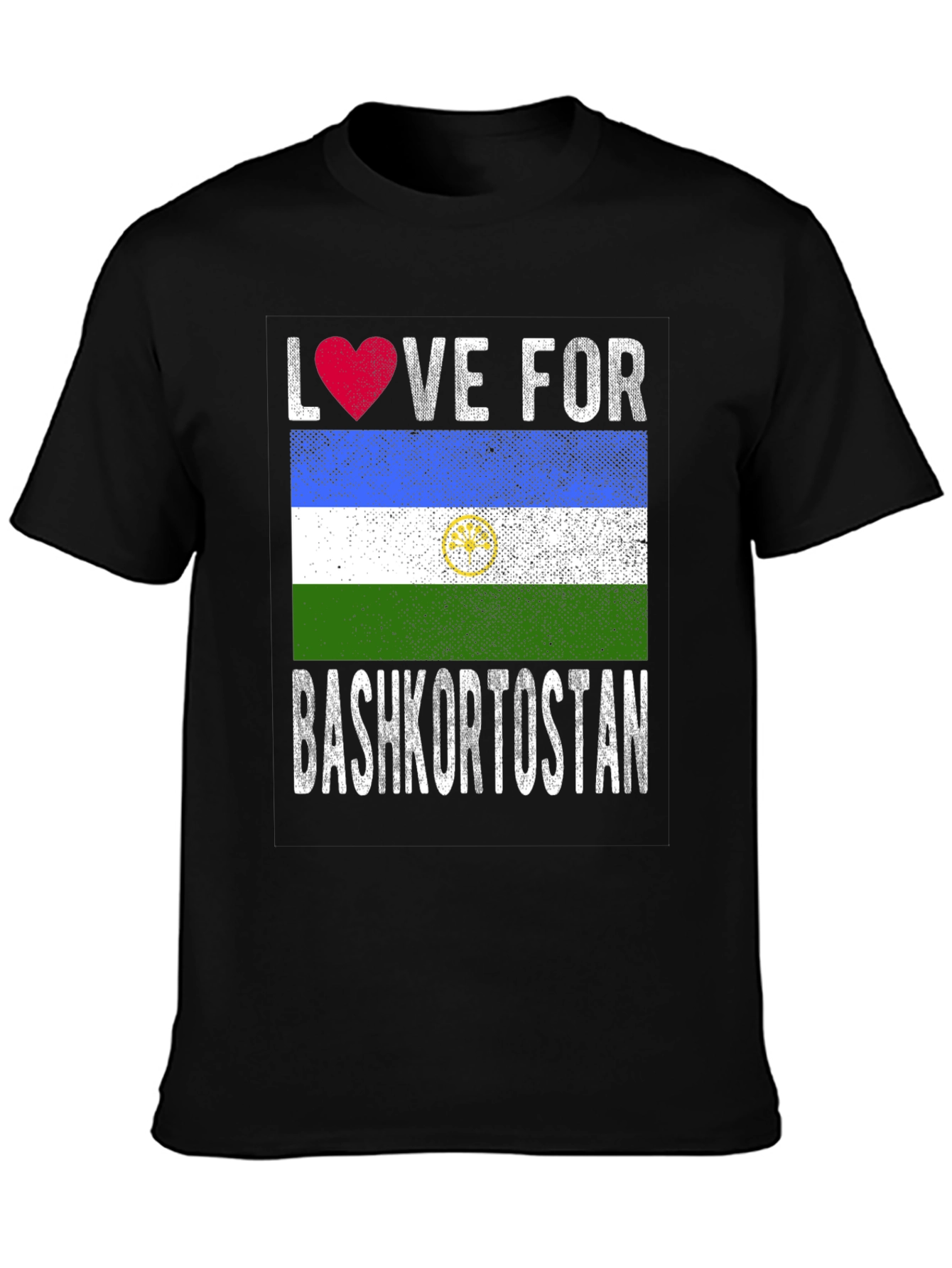 Love for Bashkortostan Flag T-Shirt