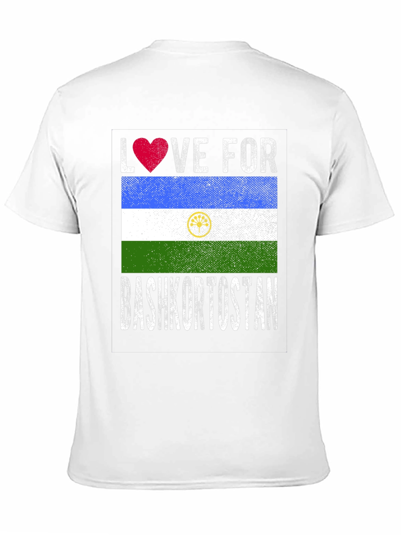 Love for Bashkortostan Flag T-Shirt