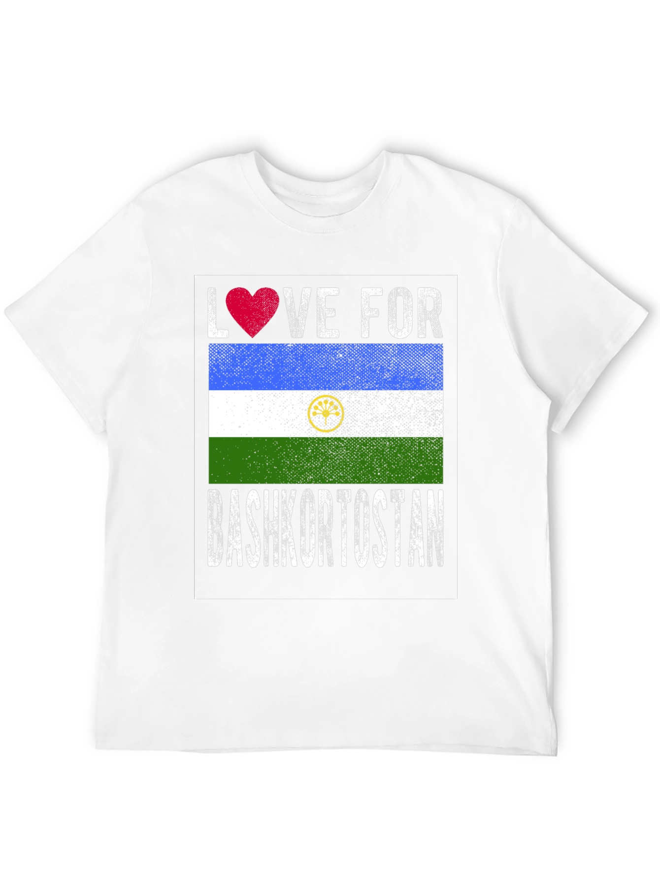 Love for Bashkortostan Flag T-Shirt